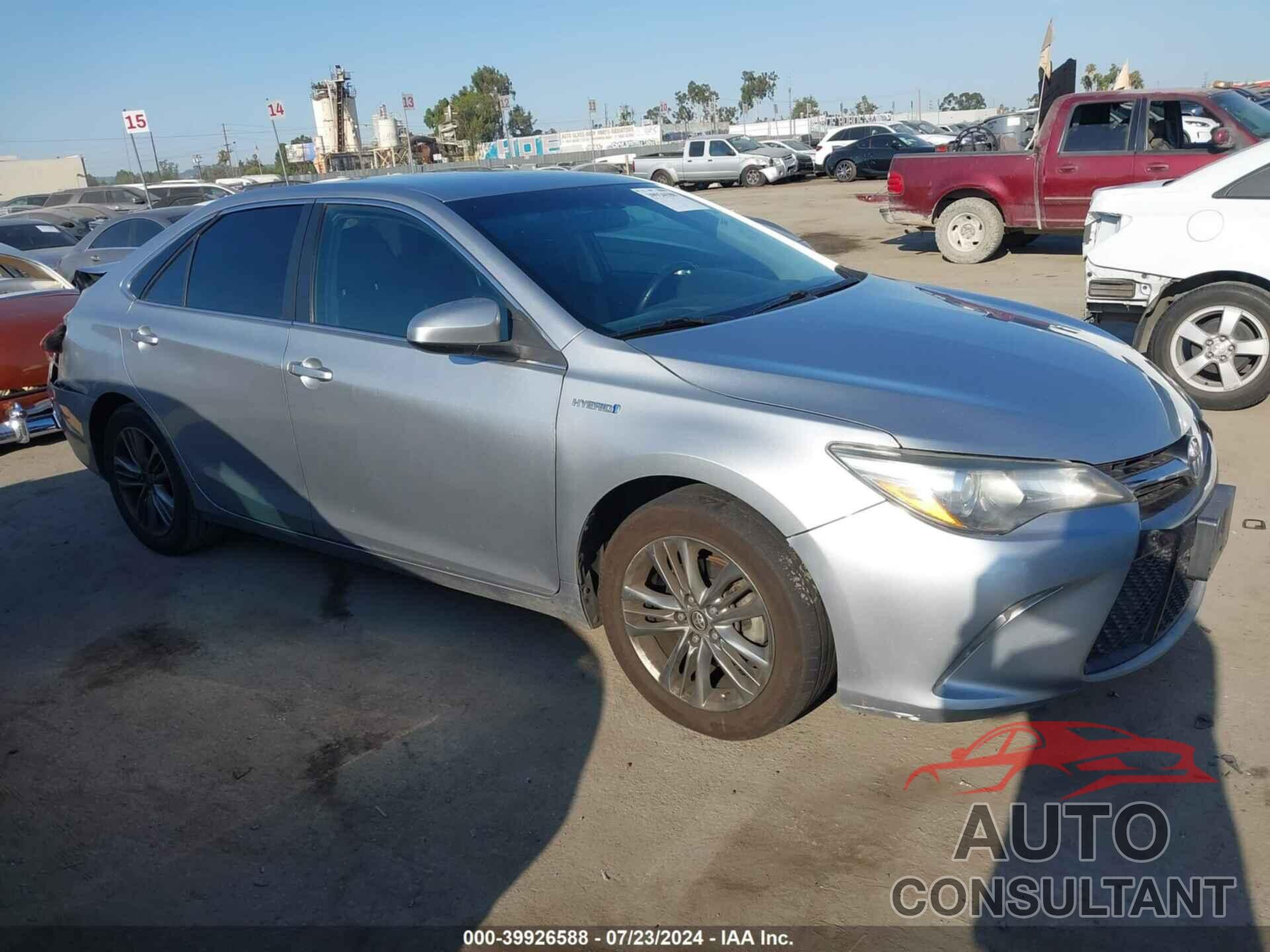 TOYOTA CAMRY HYBRID 2017 - 4T1BD1FK1HU213499