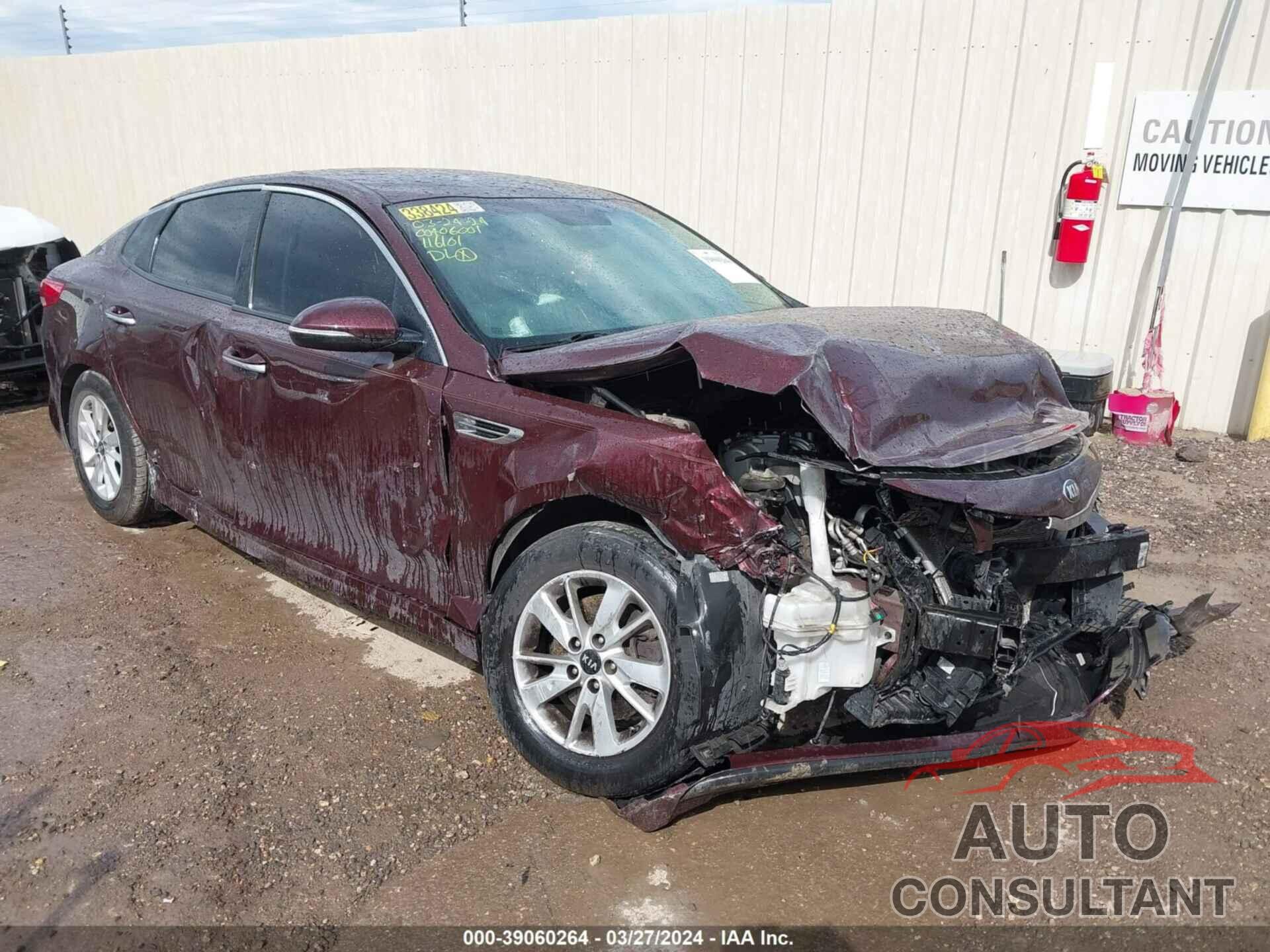 KIA OPTIMA 2016 - 5XXGT4L39GG116101