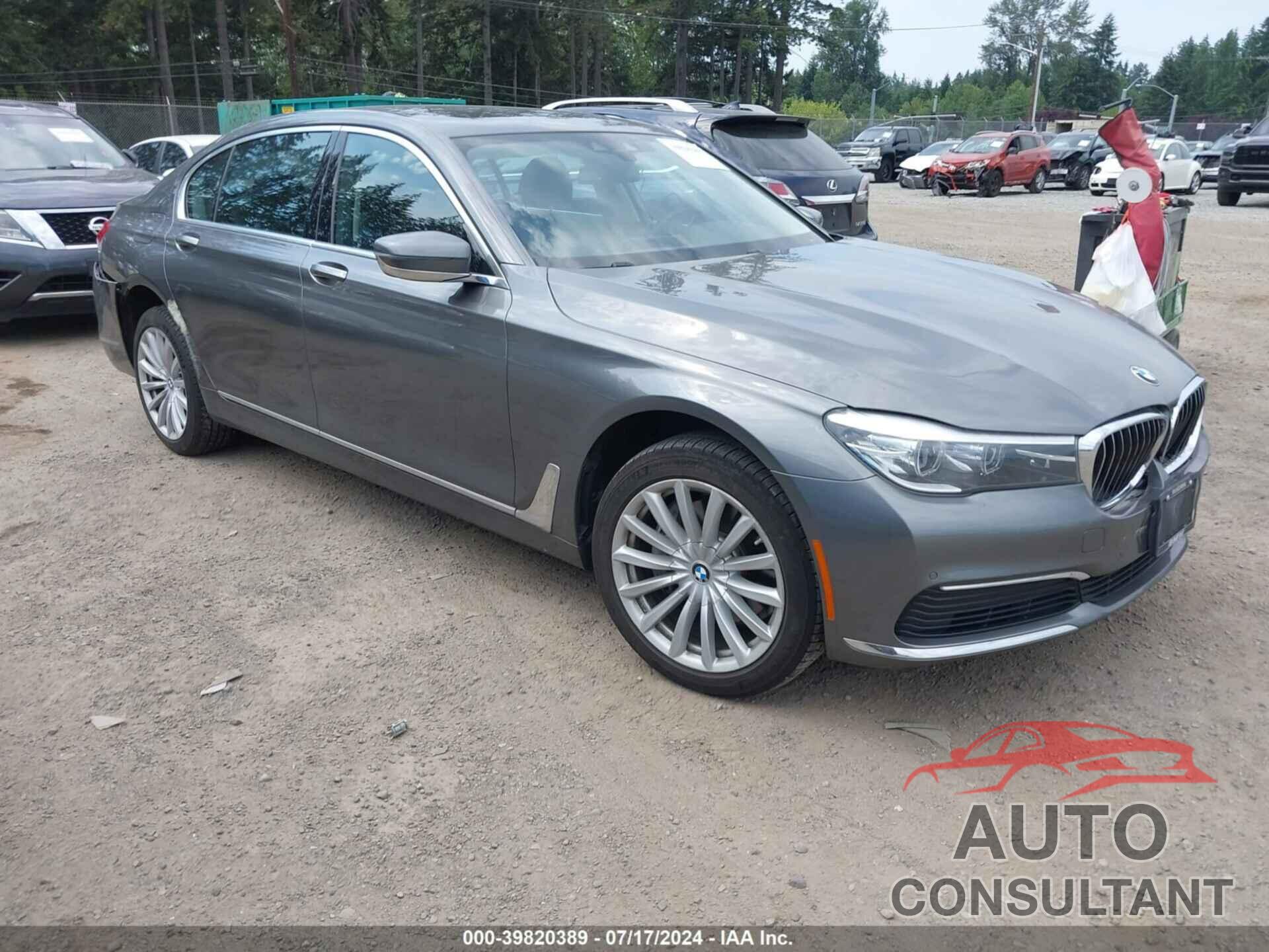 BMW 740I 2019 - WBA7E2C55KB454543