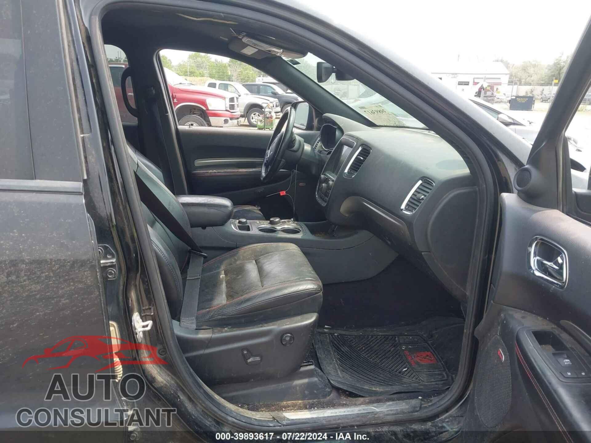 DODGE DURANGO 2017 - 1C4SDJCTXHC623161