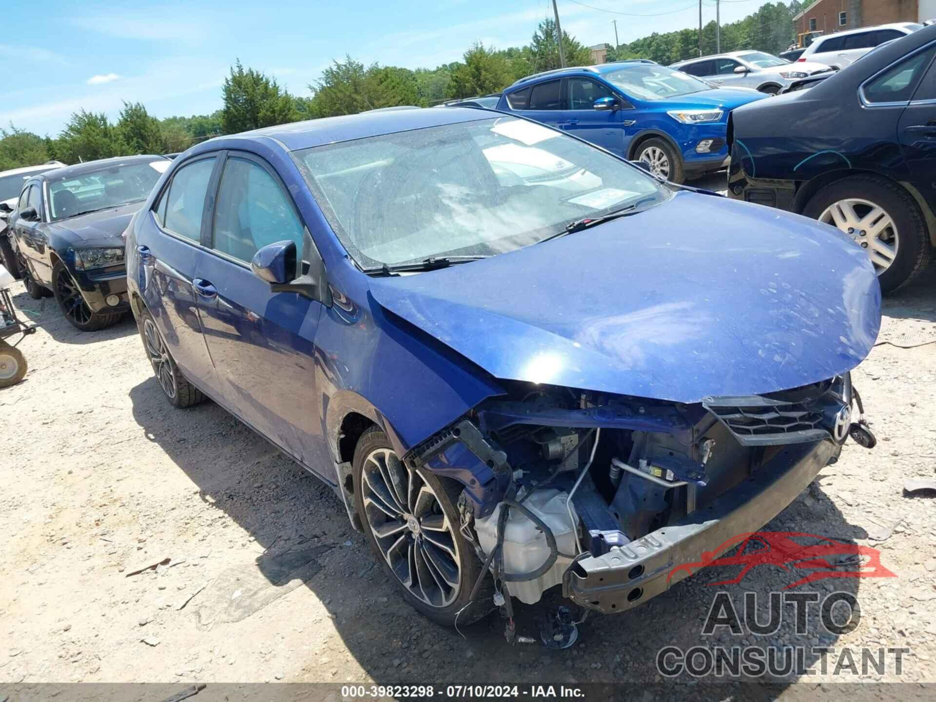 TOYOTA COROLLA 2016 - 2T1BURHE3GC612369