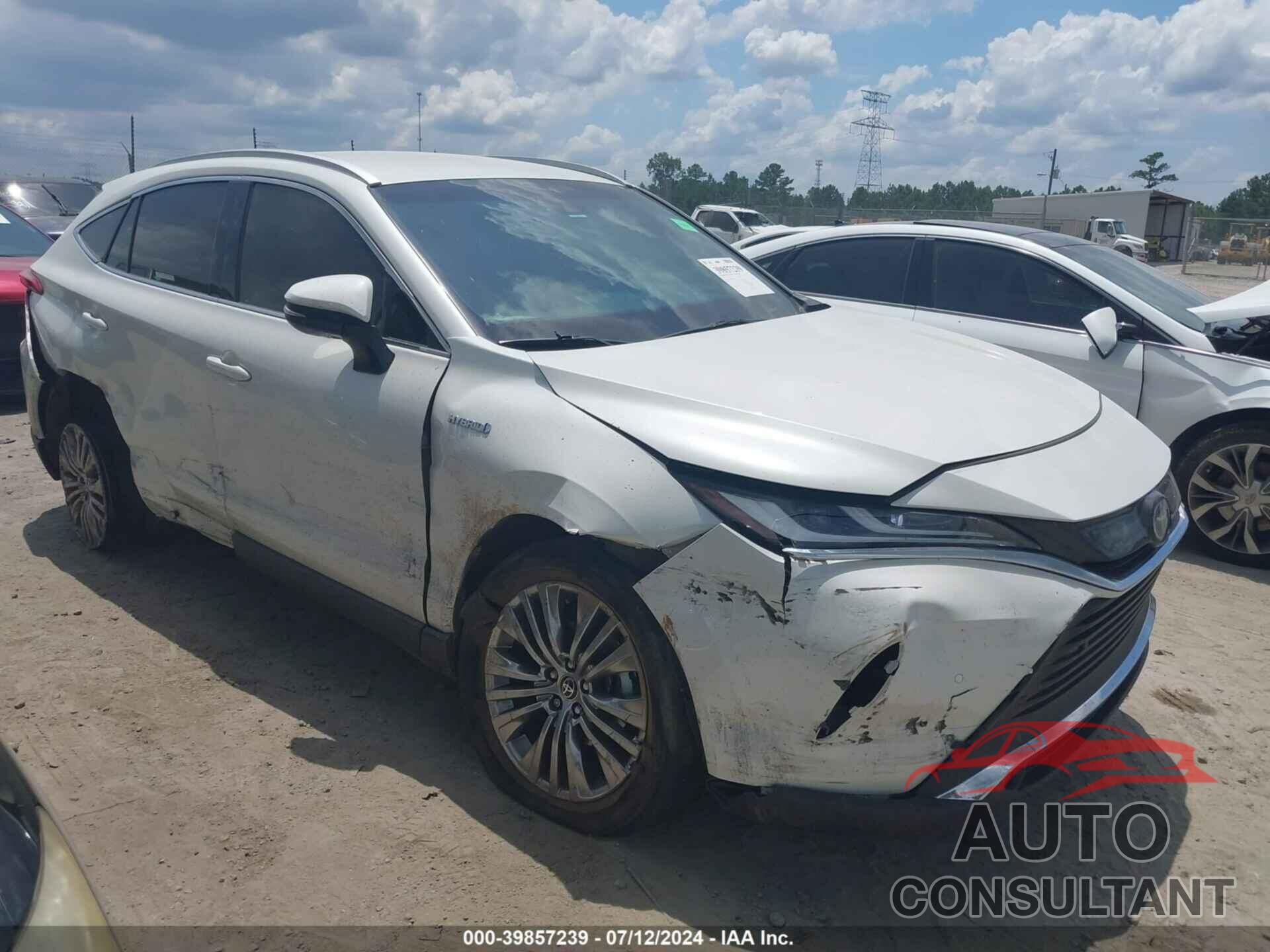 TOYOTA VENZA 2021 - JTEAAAAH4MJ080040