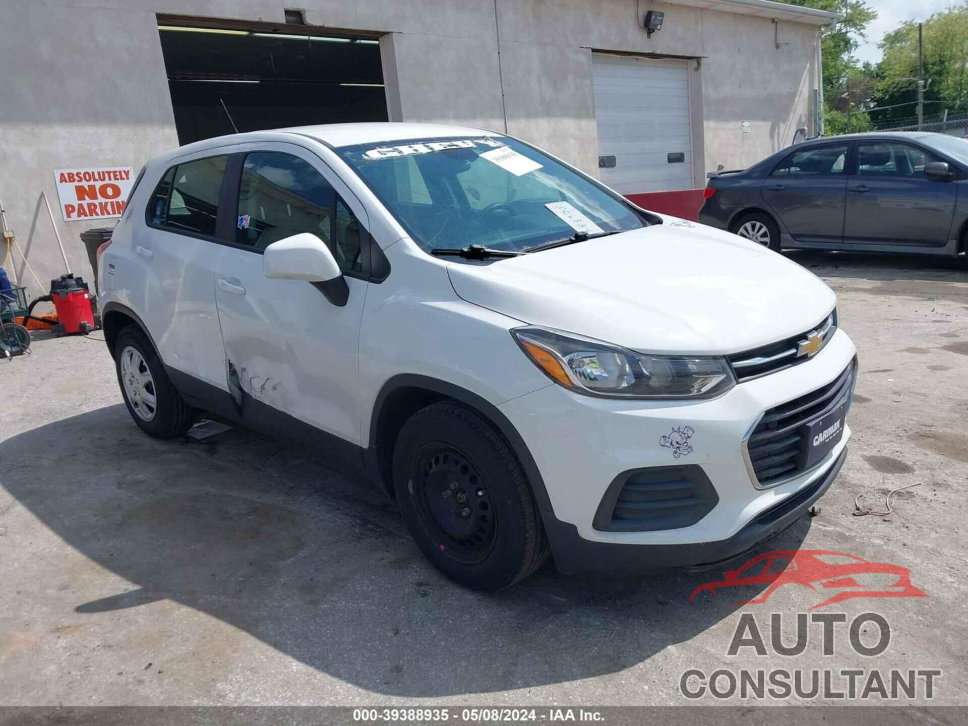 CHEVROLET TRAX 2018 - KL7CJKSB3JB579816