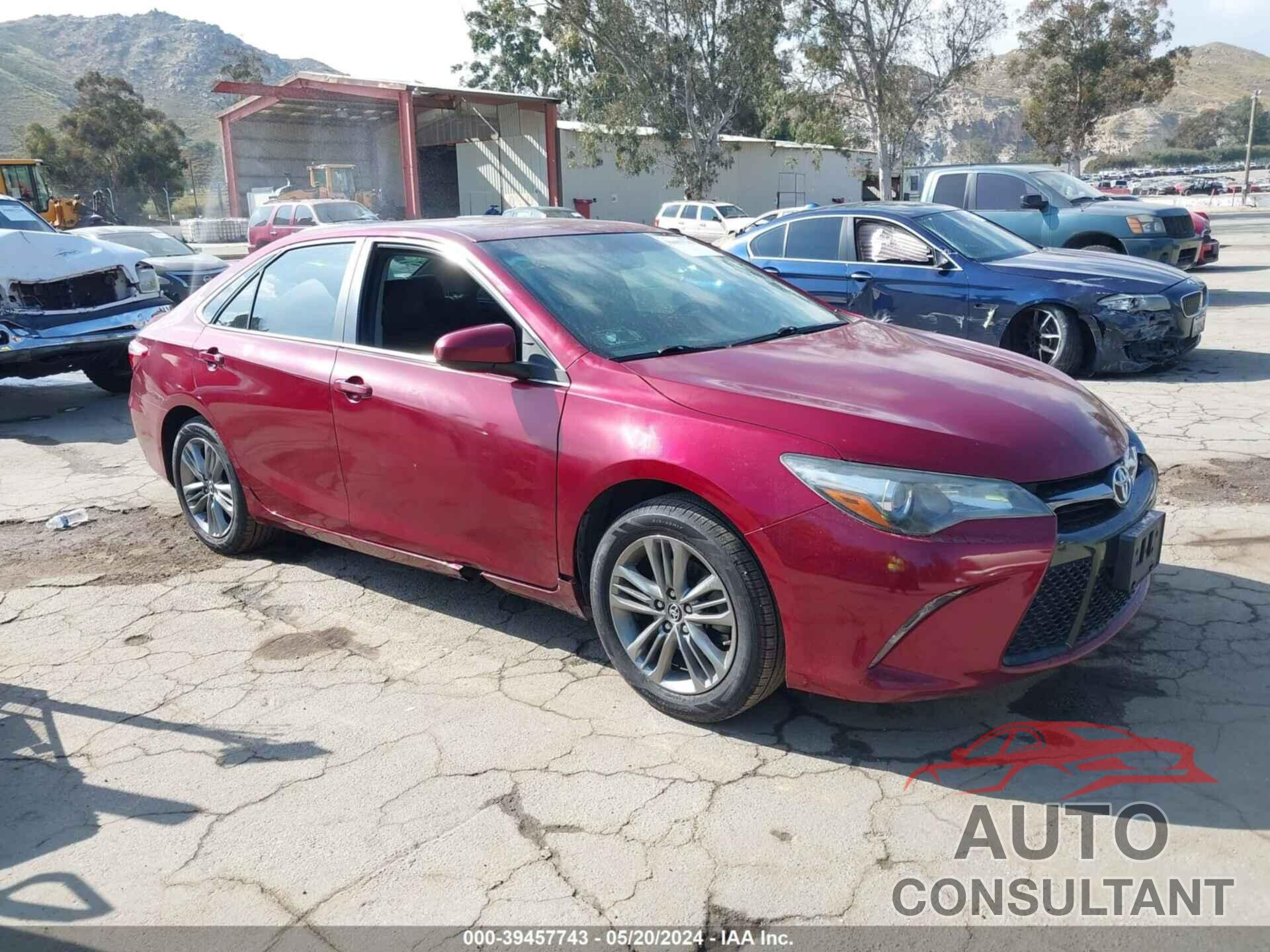 TOYOTA CAMRY 2016 - 4T1BF1FK1GU549680