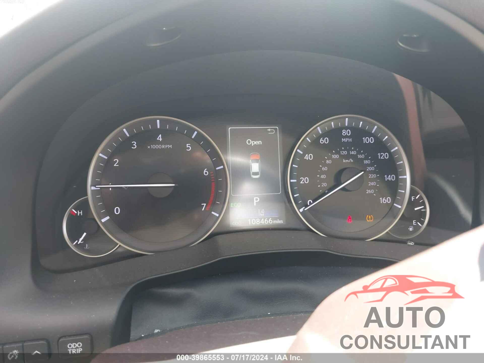 LEXUS ES 350 2017 - 58ABK1GG2HU069714