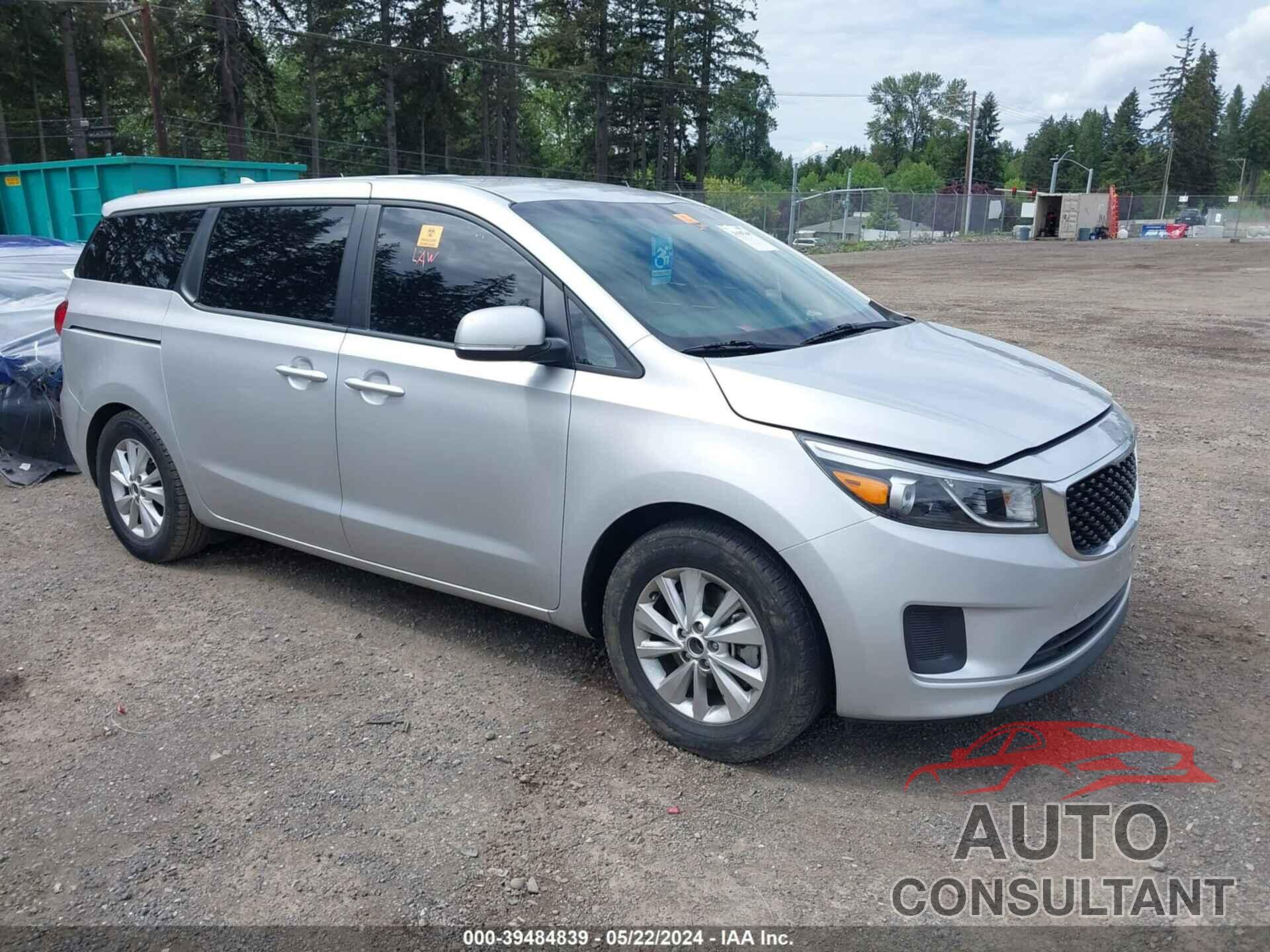 KIA SEDONA 2017 - KNDMB5C13H6242352