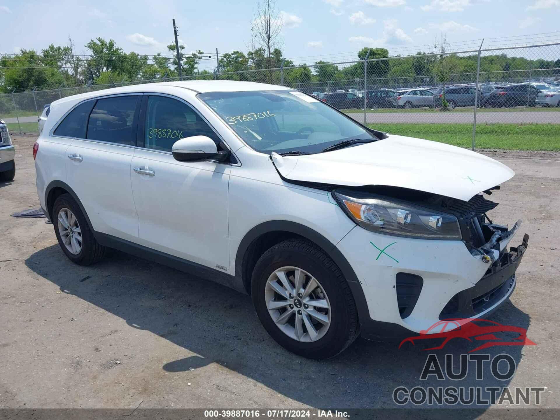 KIA SORENTO 2019 - 5XYPGDA33KG543088