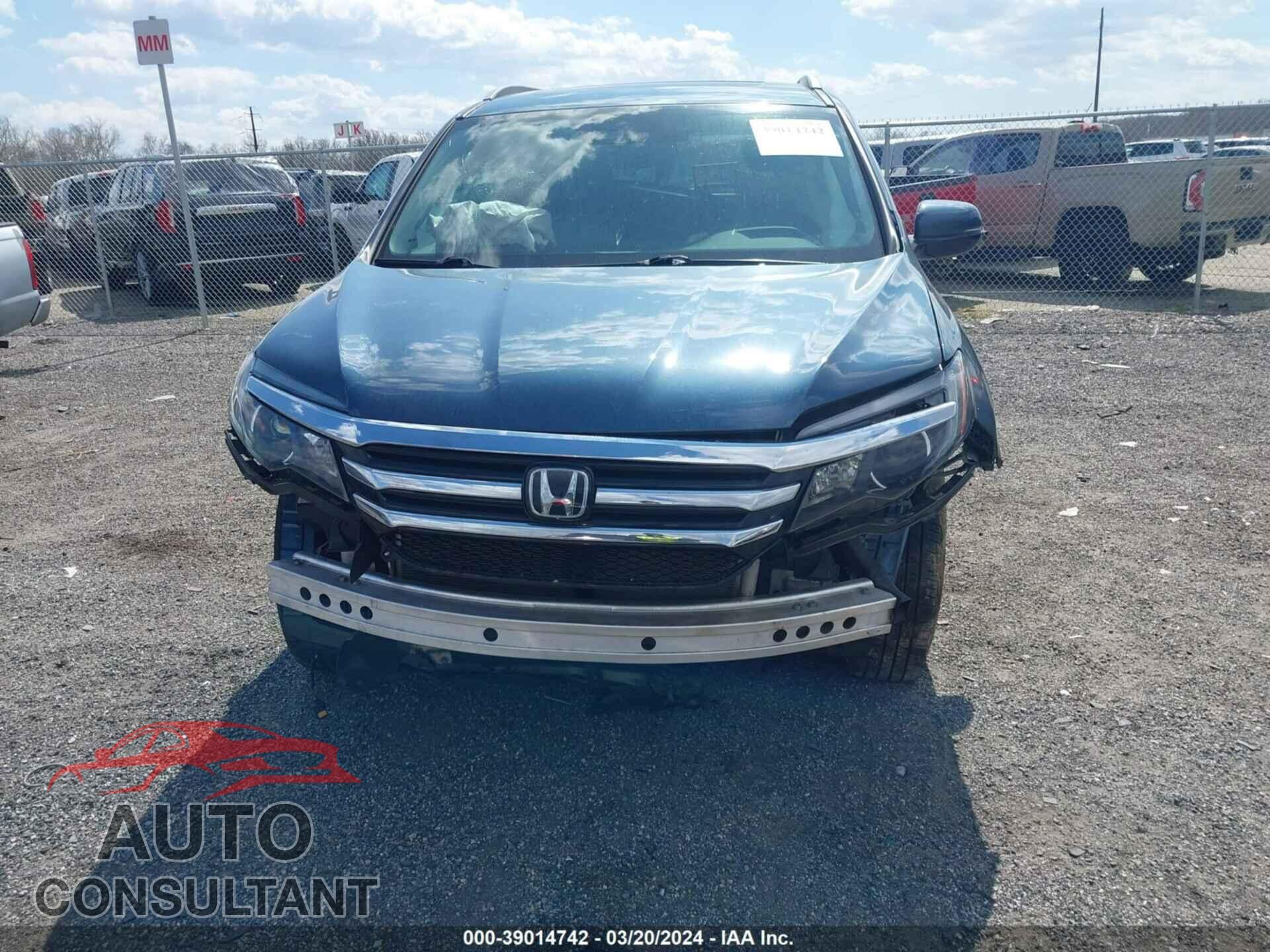 HONDA PILOT 2017 - 5FNYF6H06HB101324