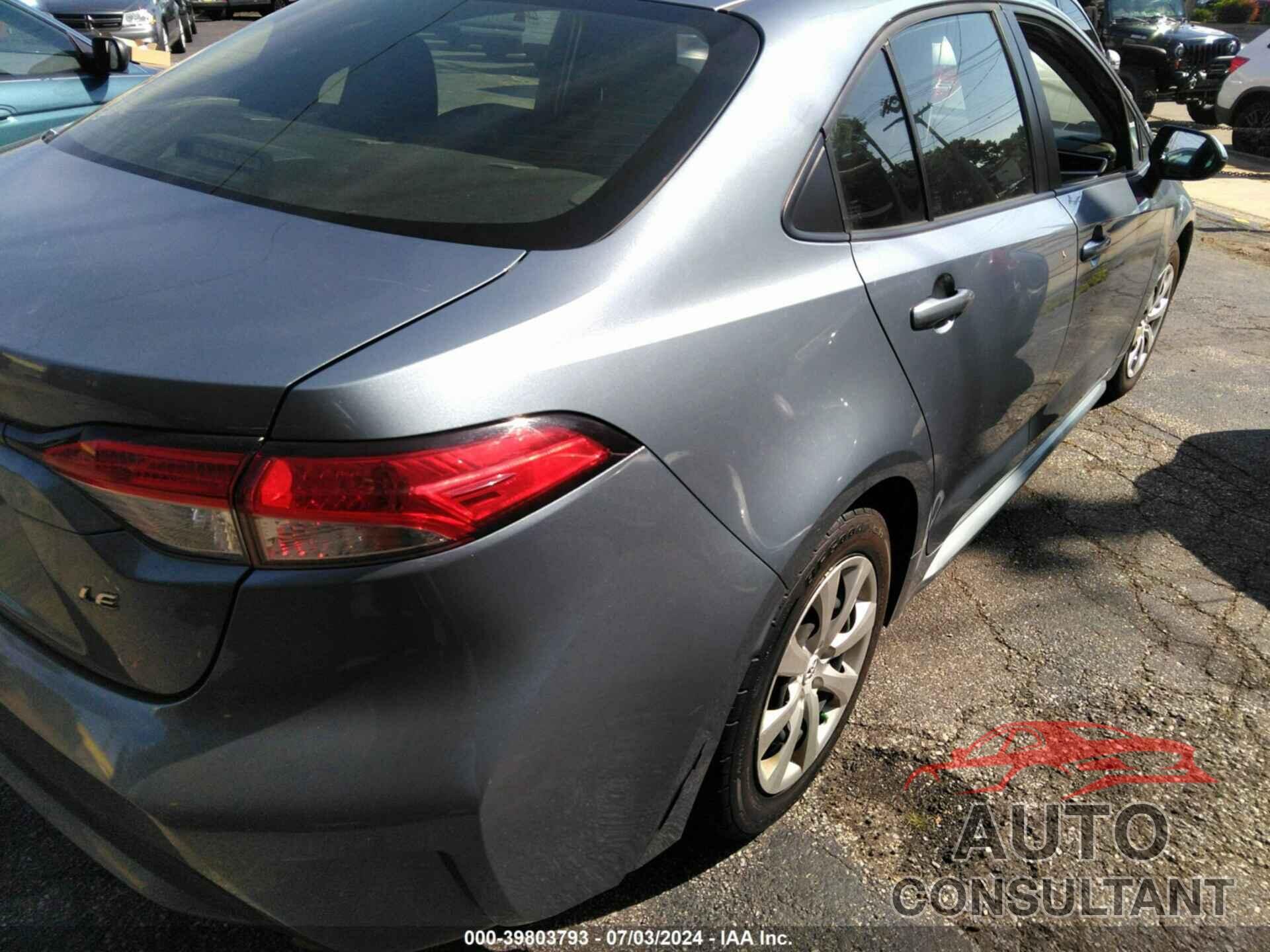 TOYOTA COROLLA 2020 - JTDEPRAE9LJ039605