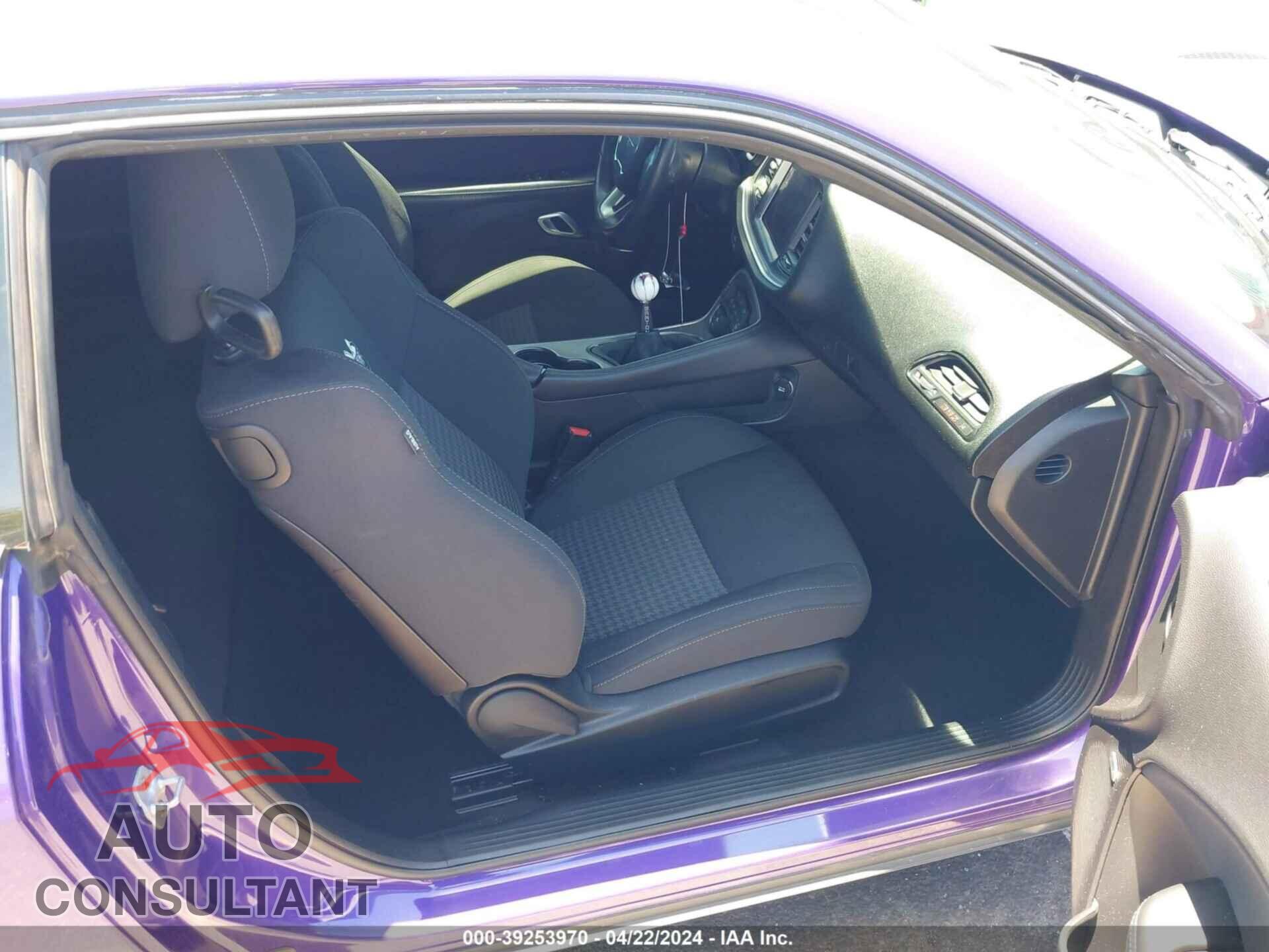 DODGE CHALLENGER 2019 - 2C3CDZFJ0KH661391