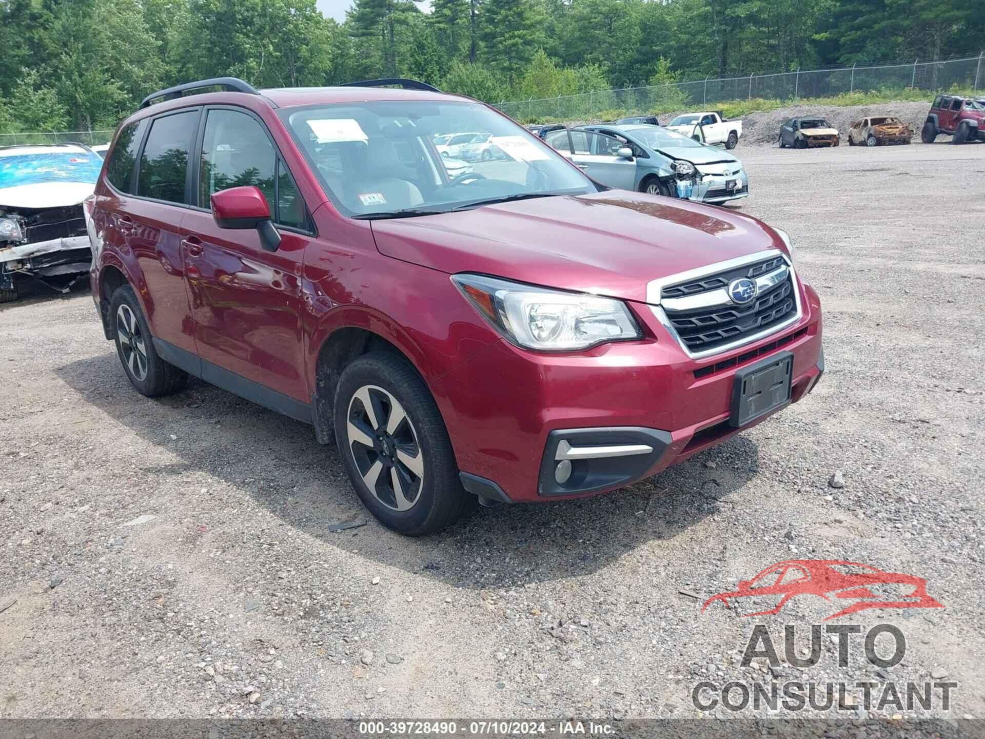 SUBARU FORESTER 2018 - JF2SJAEC0JH583592