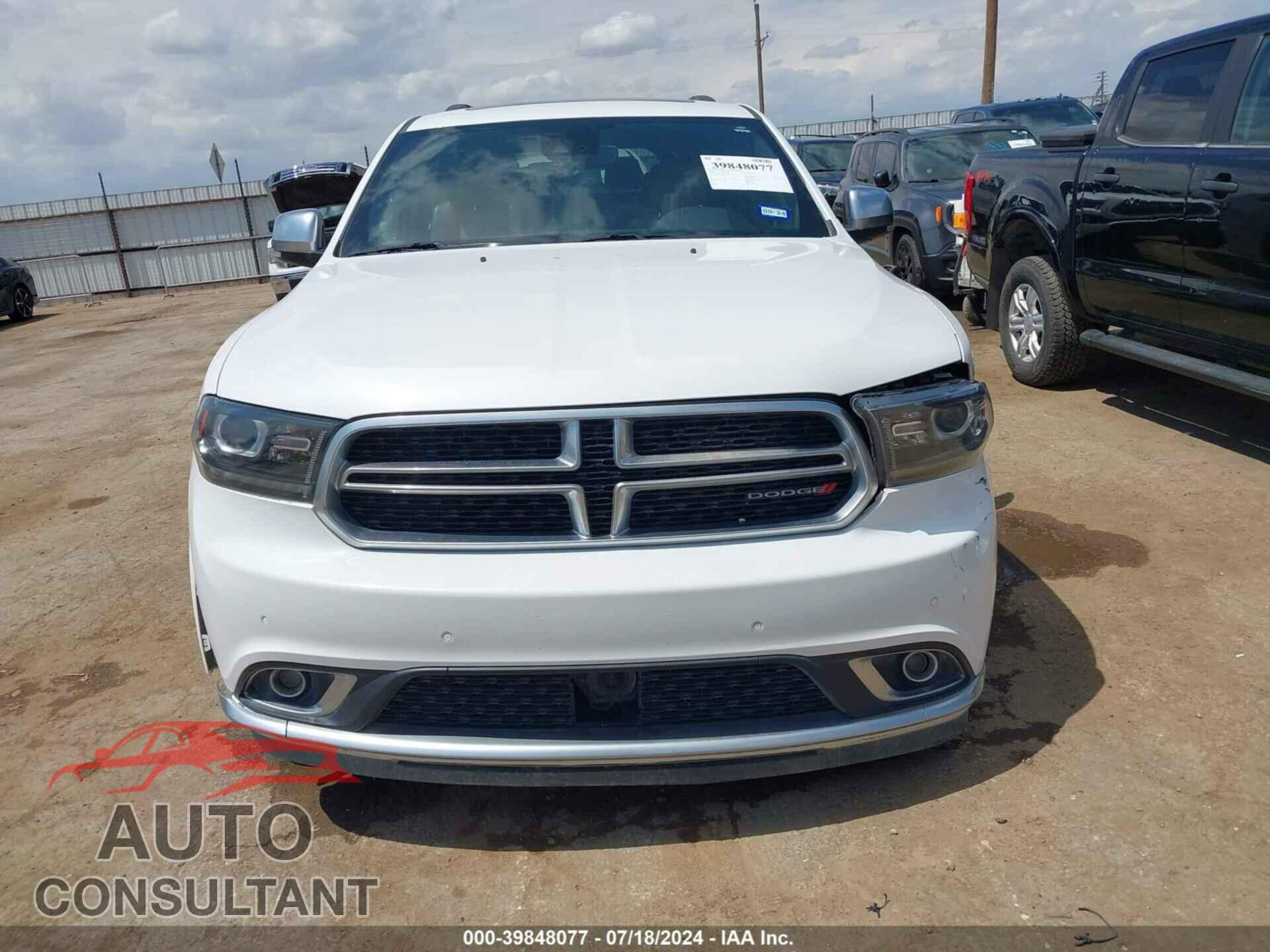 DODGE DURANGO 2018 - 1C4SDJET3JC398004