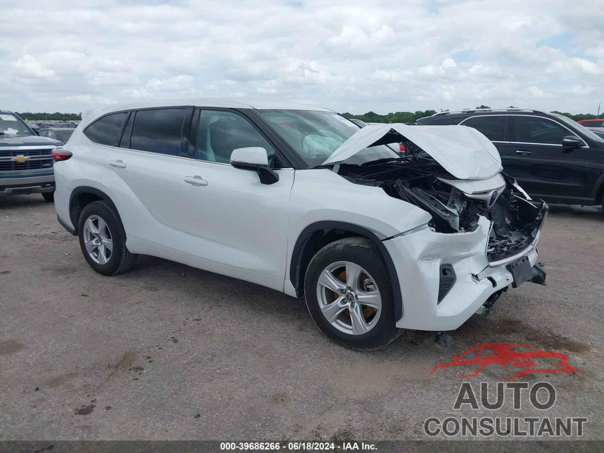 TOYOTA HIGHLANDER 2022 - 5TDZZRAH7NS103927