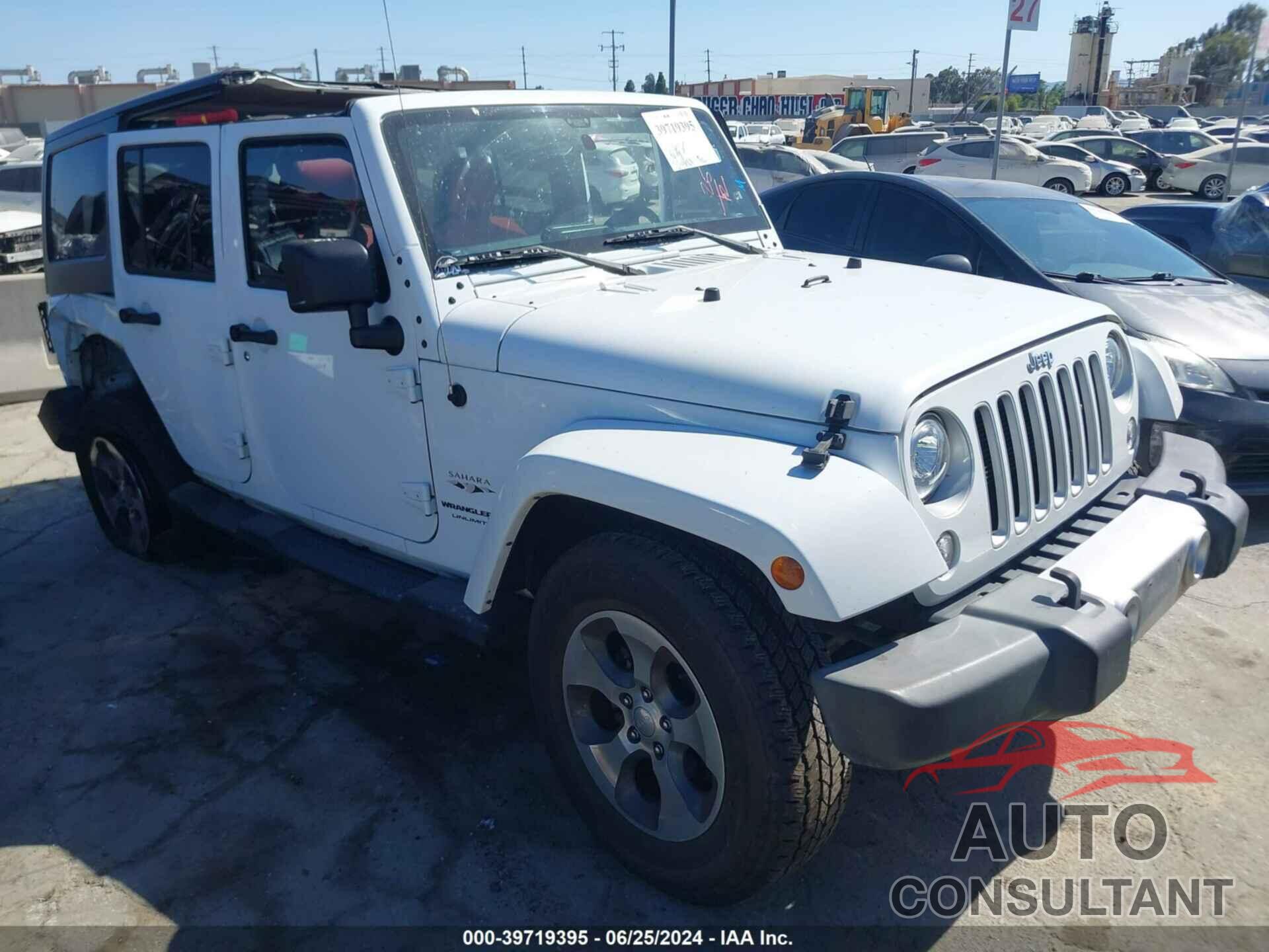 JEEP WRANGLER JK UNLIMITED 2018 - 1C4HJWEG8JL938515