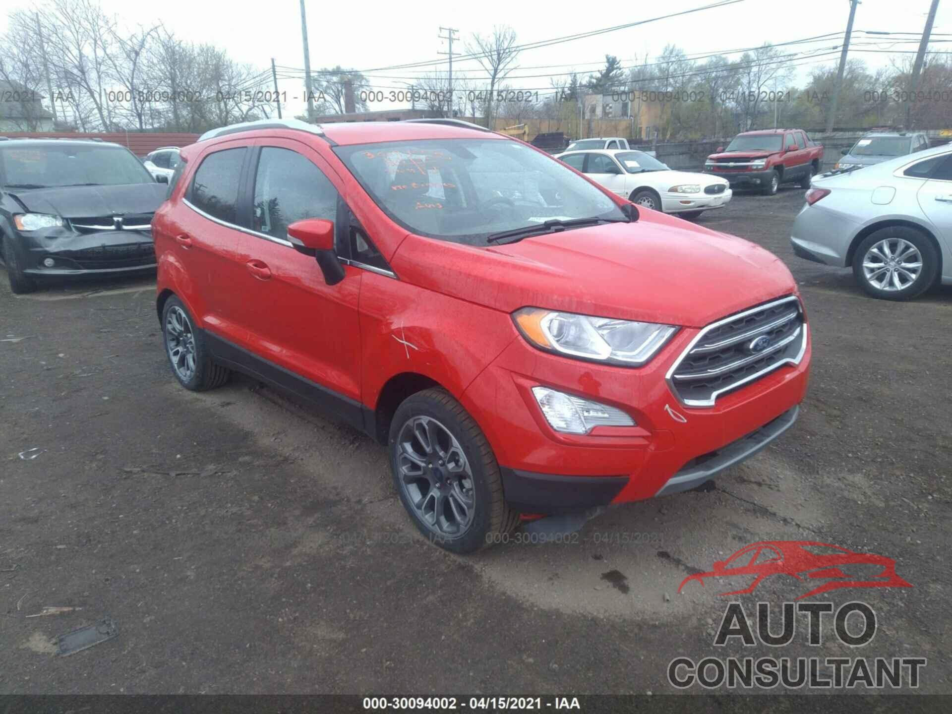 FORD ECOSPORT 2020 - MAJ6S3KL3LC361695