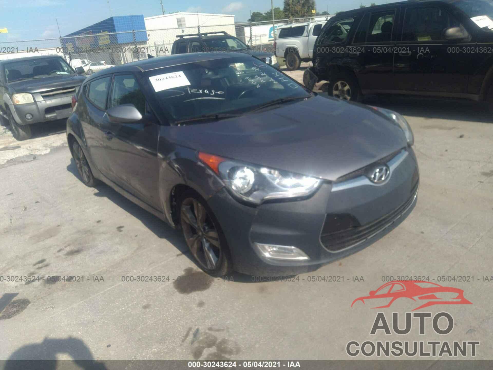 HYUNDAI VELOSTER 2016 - KMHTC6AD9GU264115