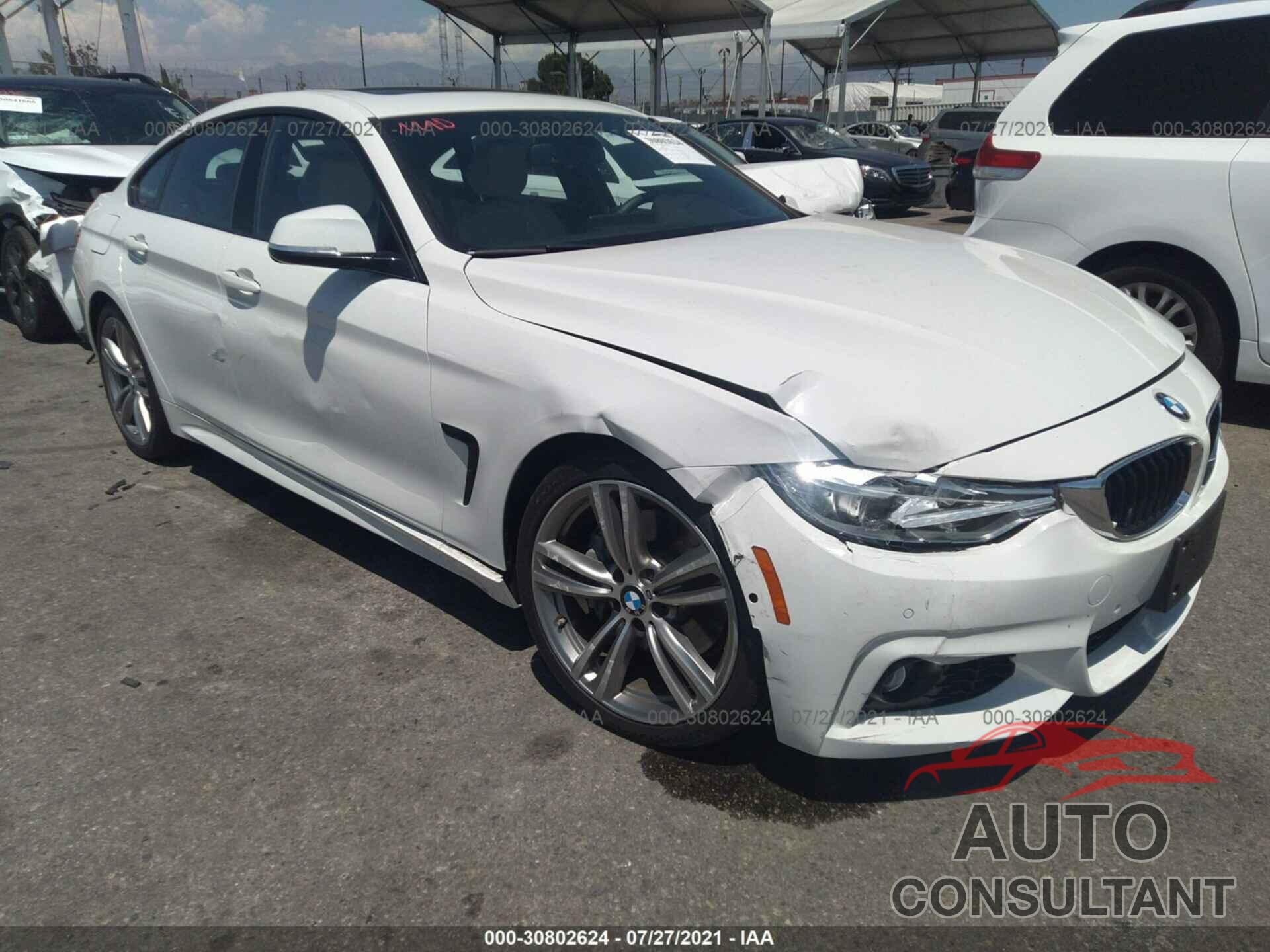 BMW 4 SERIES 2017 - WBA4E3C32HG826312