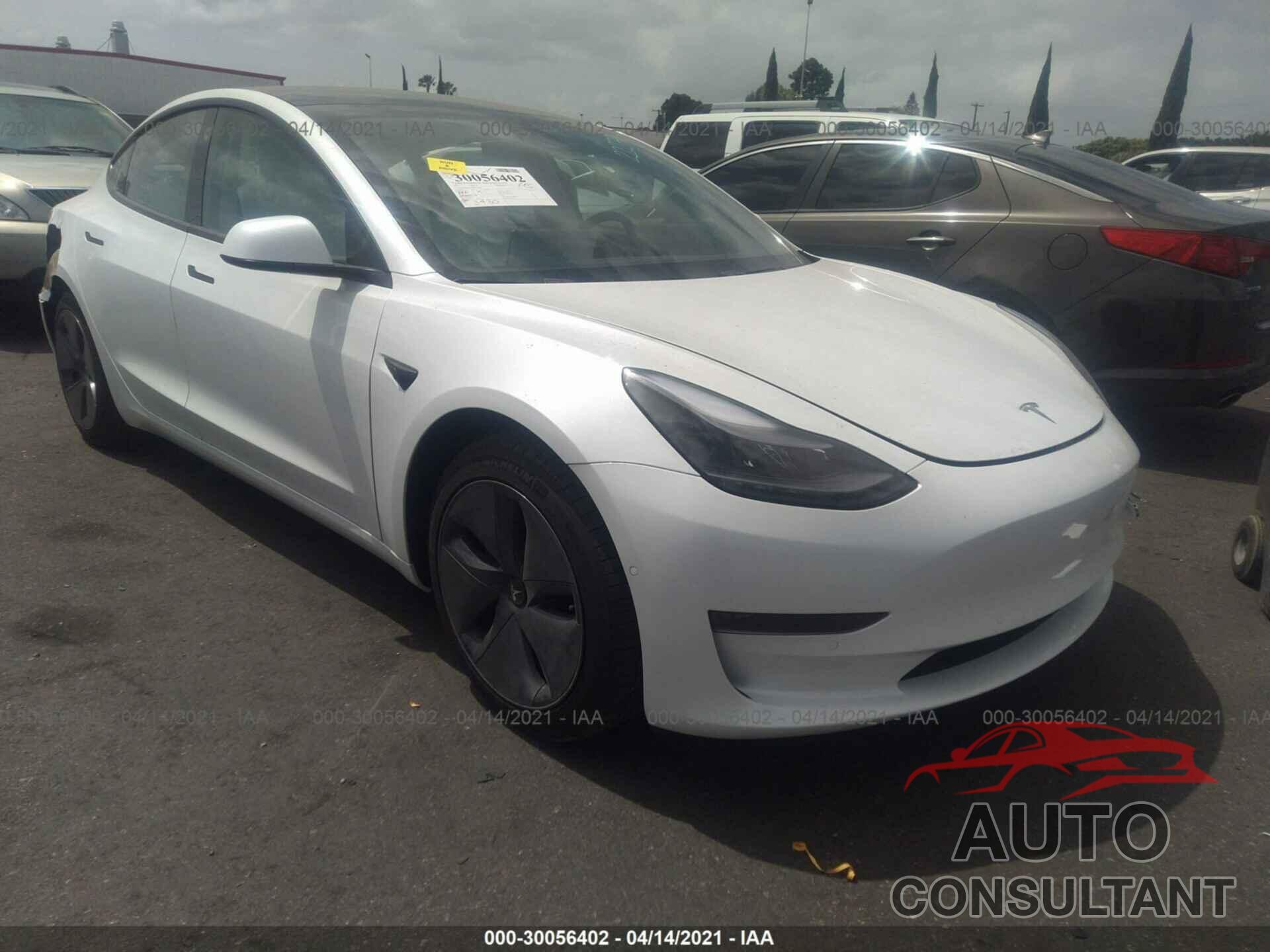 TESLA MODEL 3 2021 - 5YJ3E1EA2MF873388