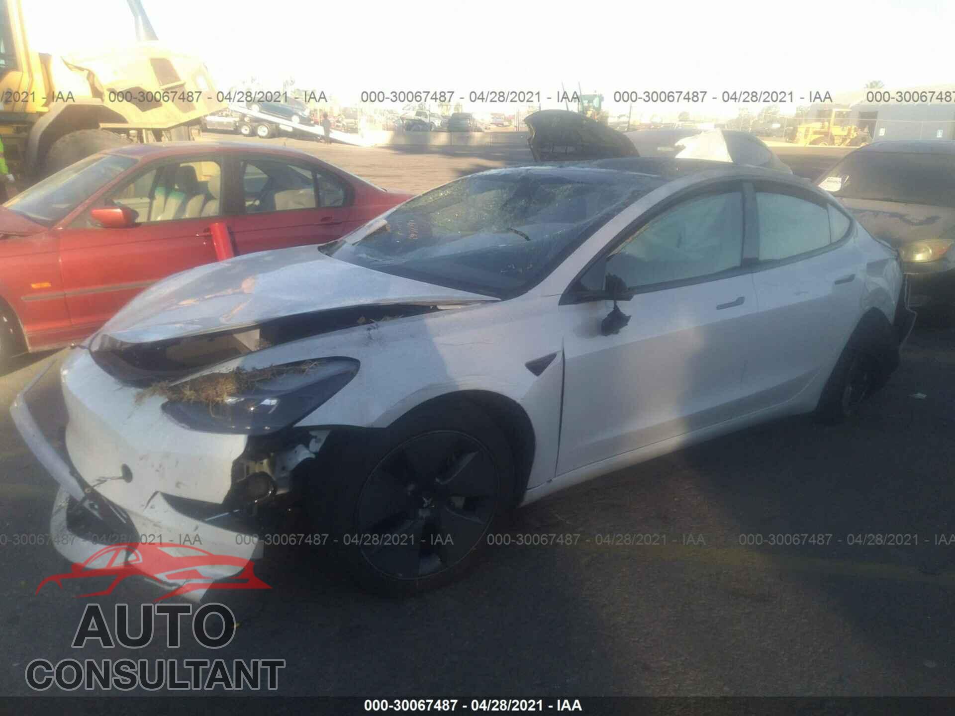 TESLA MODEL 3 2021 - 5YJ3E1EA5MF871893
