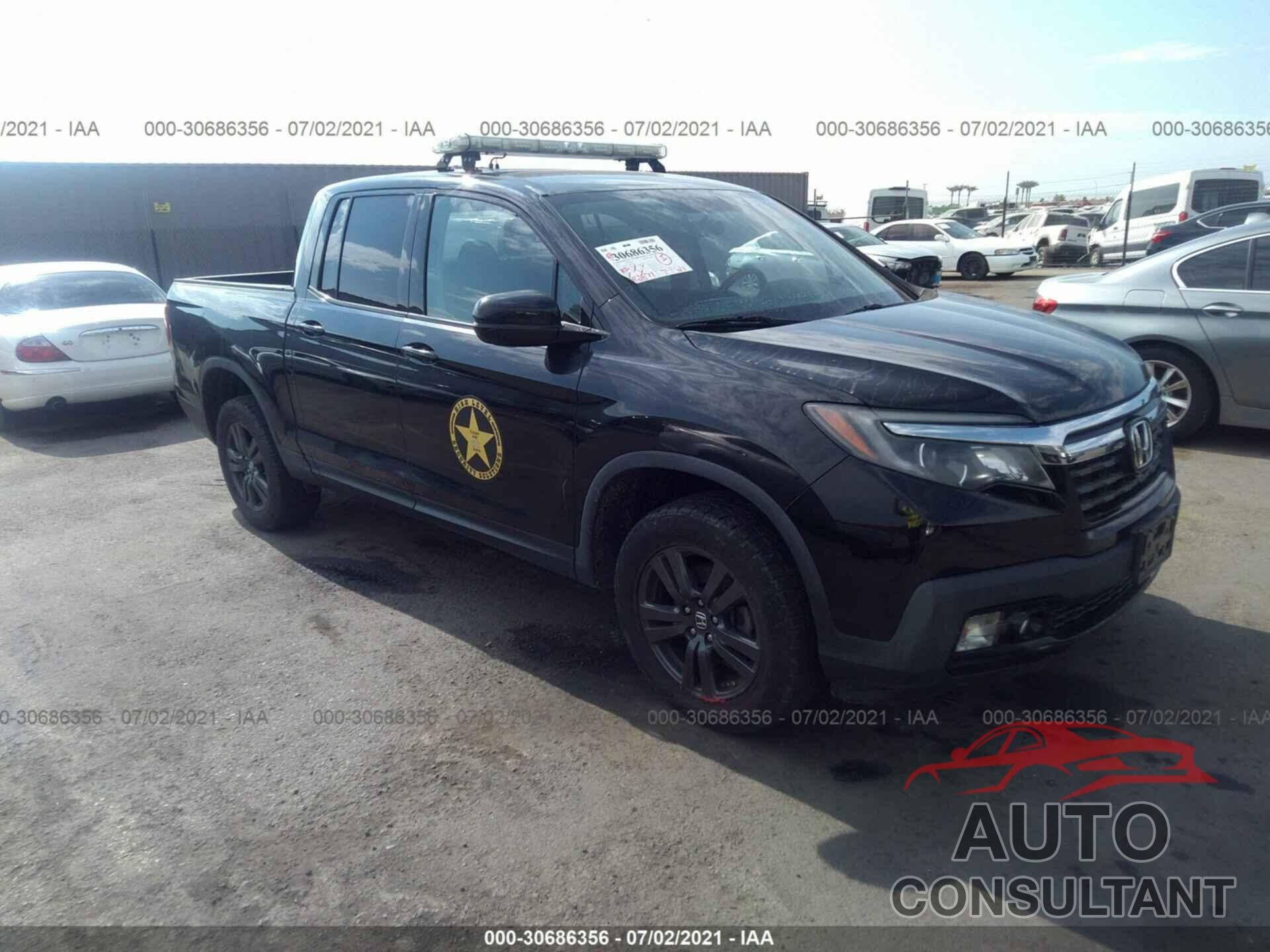 HONDA RIDGELINE 2017 - 5FPYK3F13HB021931