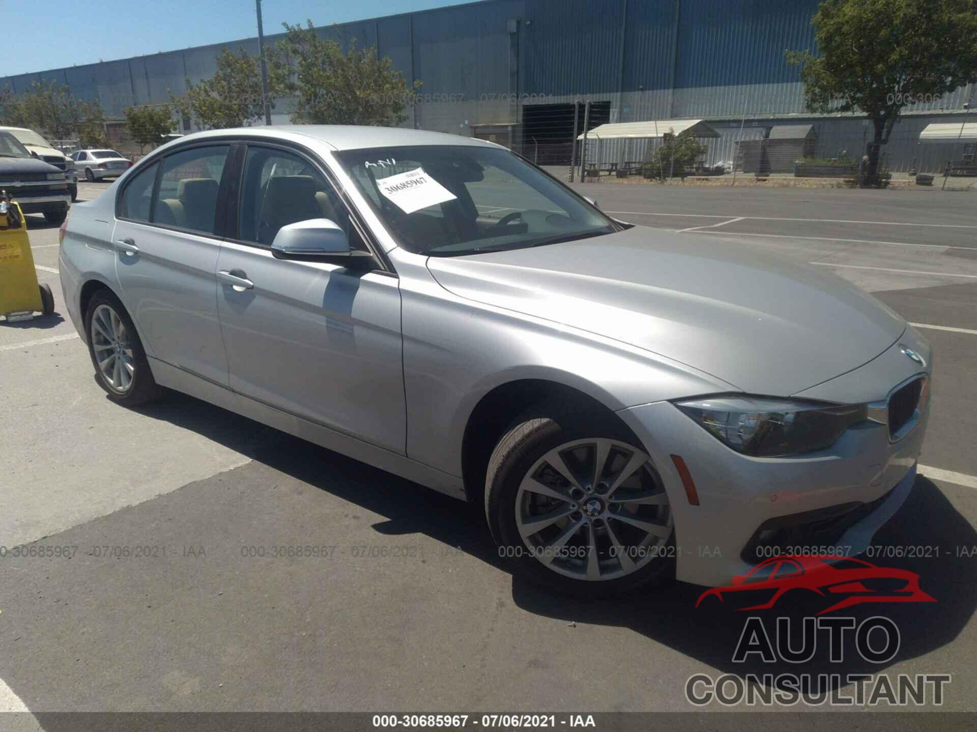 BMW 3 SERIES 2017 - WBA8A9C37HAC99843