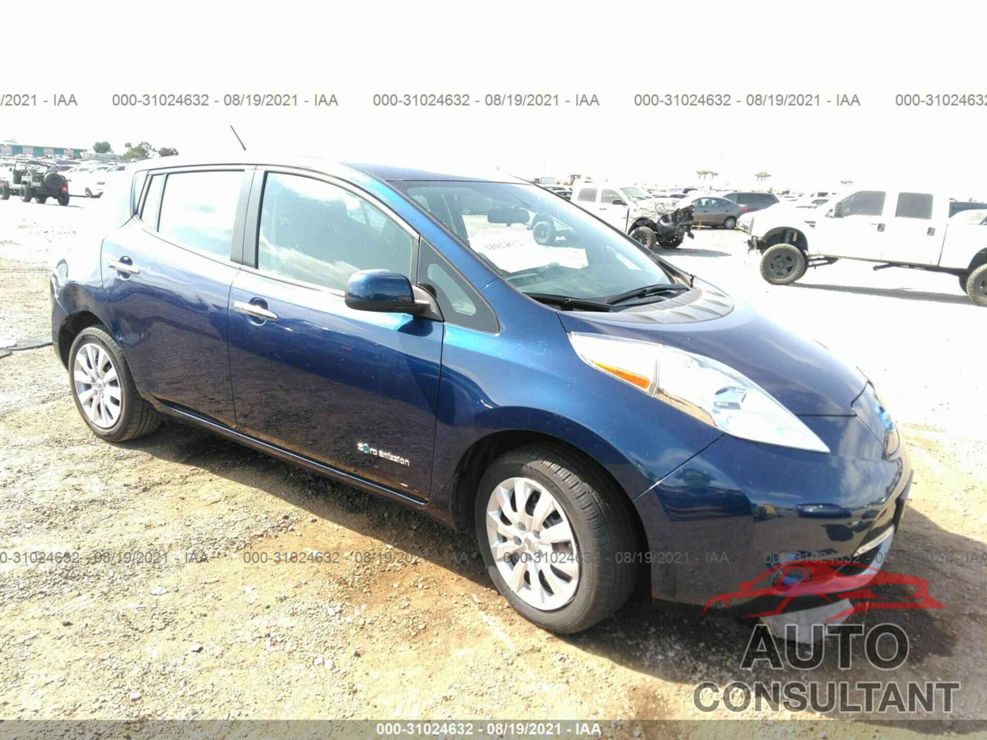 NISSAN LEAF 2016 - 1N4AZ0CPXGC305992