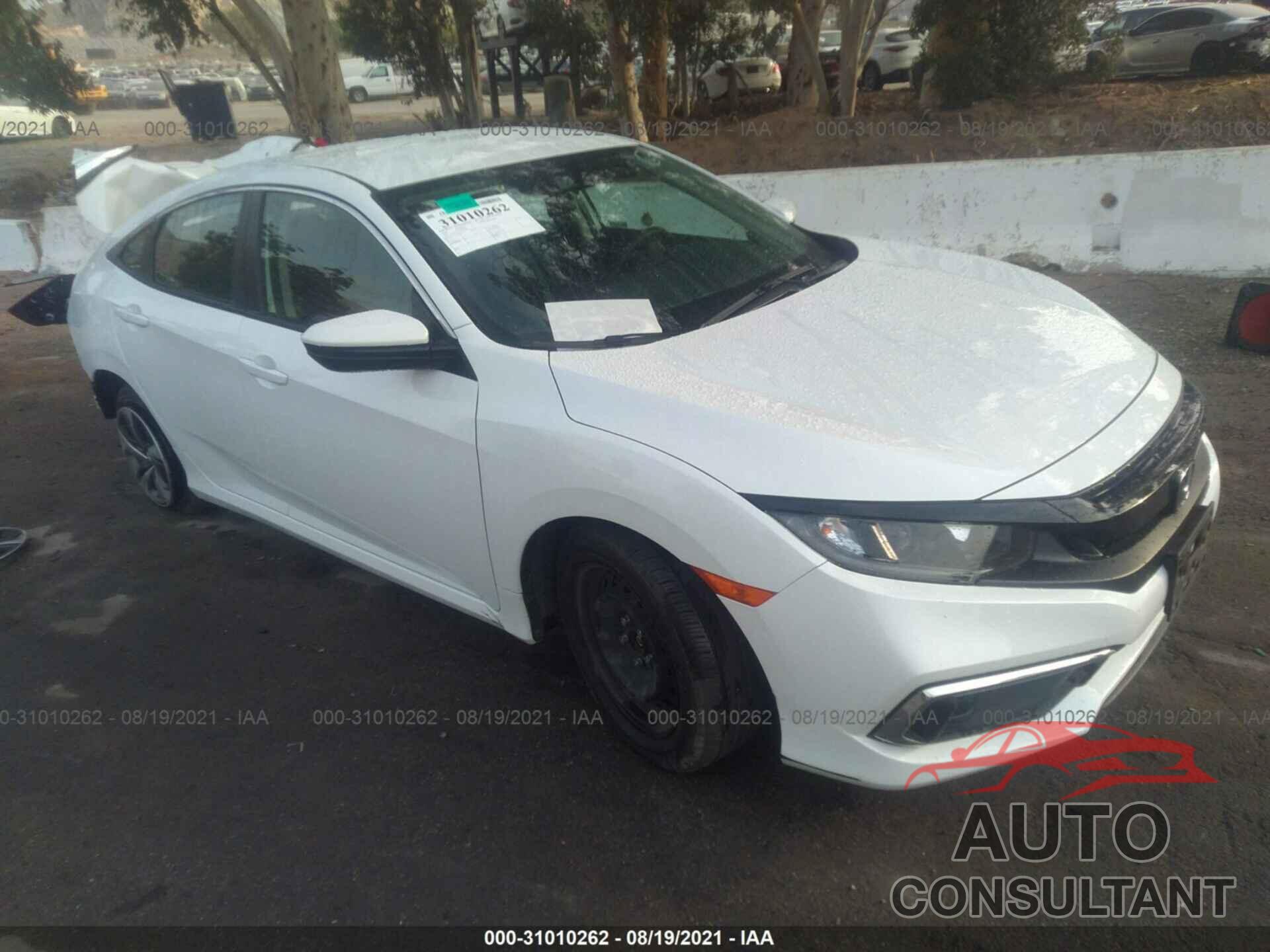 HONDA CIVIC SEDAN 2020 - 19XFC2F63LE207809