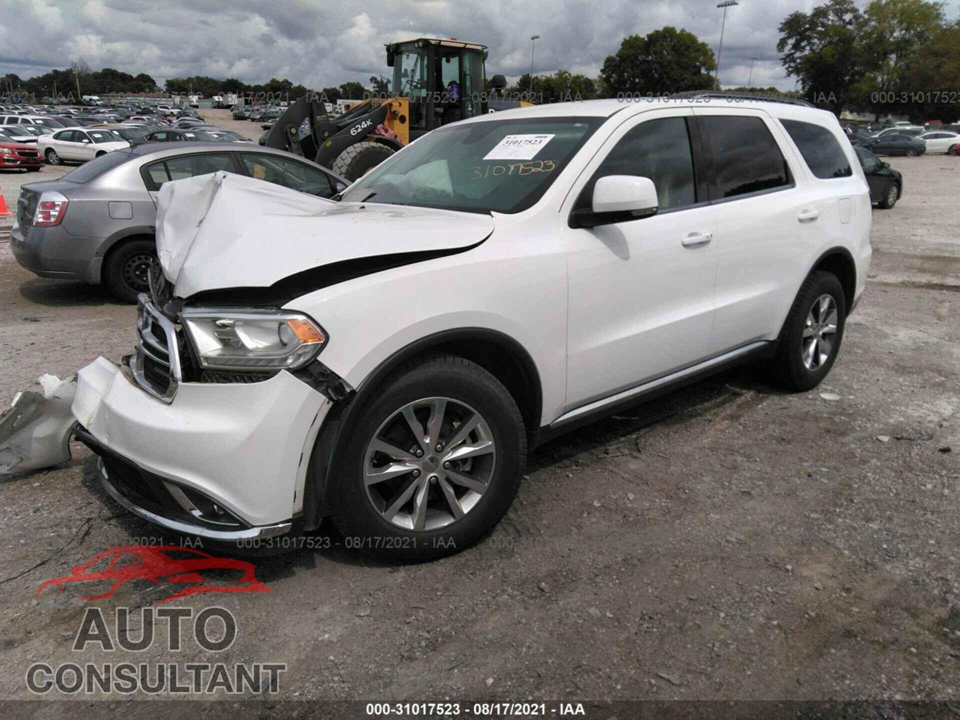 DODGE DURANGO 2016 - 1C4RDHDG0GC352800