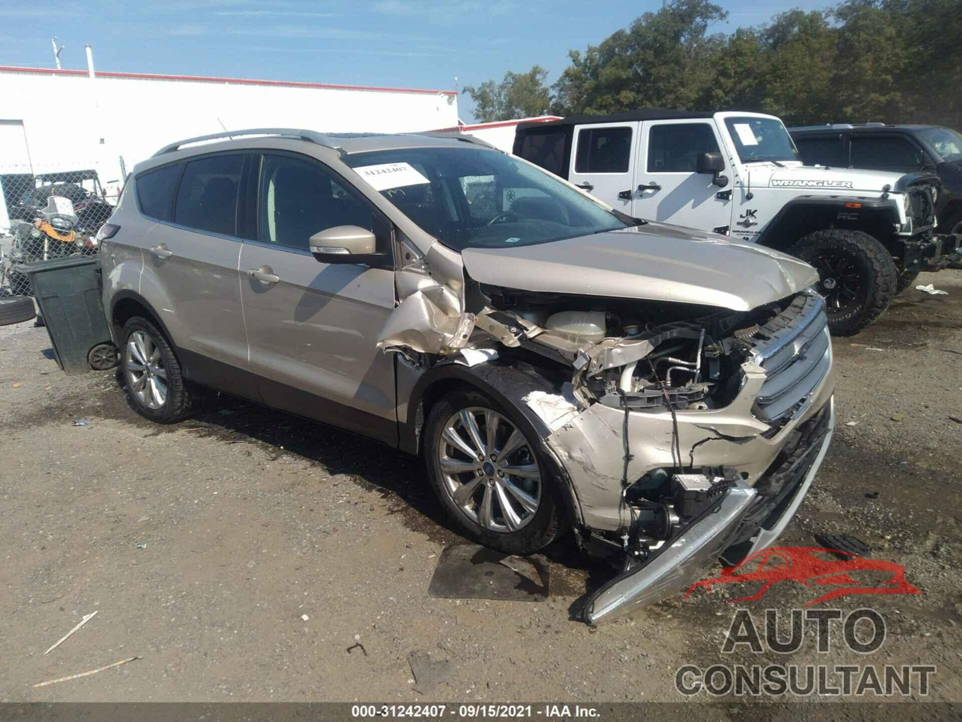 FORD ESCAPE 2017 - 1FMCU0J98HUE87012