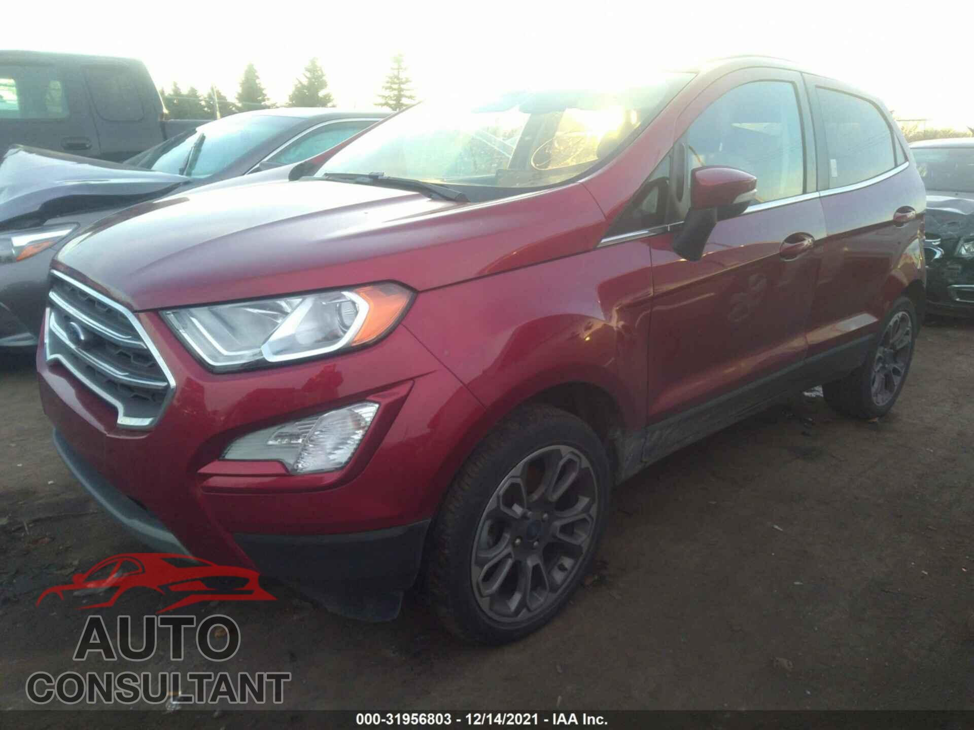 FORD ECOSPORT 2020 - MAJ6S3KL9LC313182