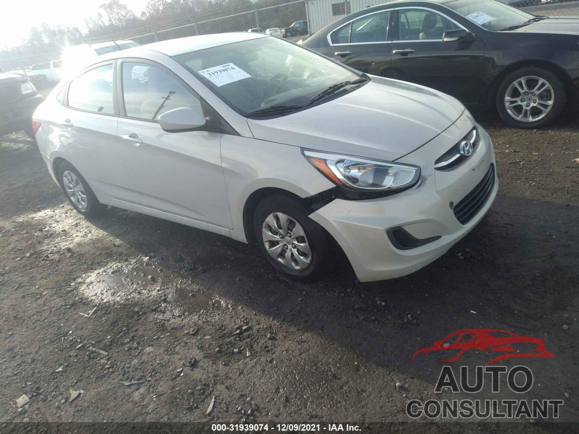 HYUNDAI ACCENT 2016 - KMHCT4AE6GU037073