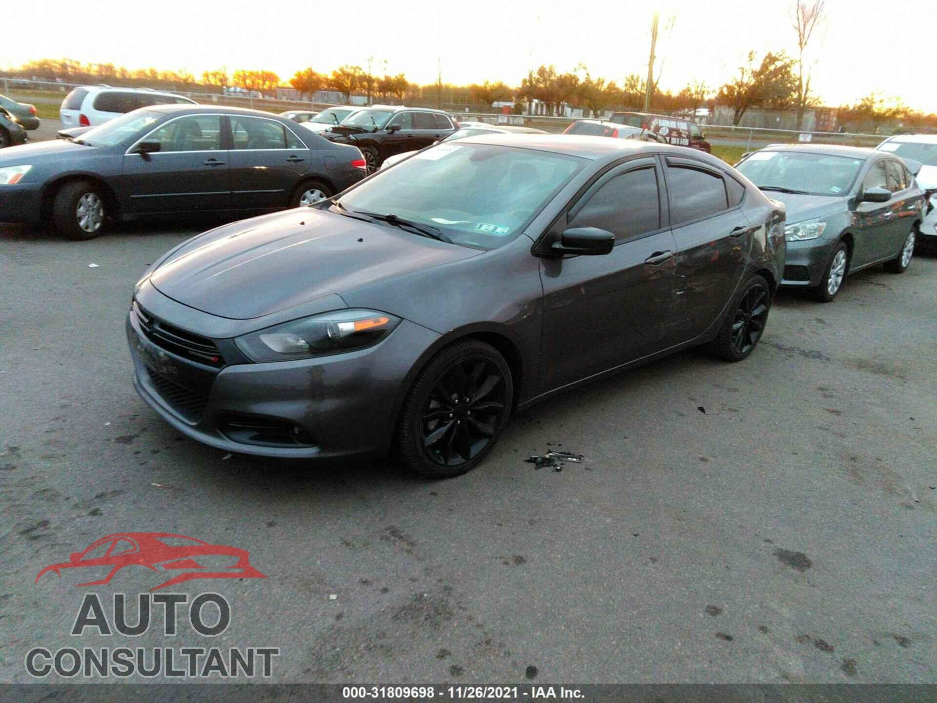 DODGE DART 2016 - 1C3CDFFA4GD819444