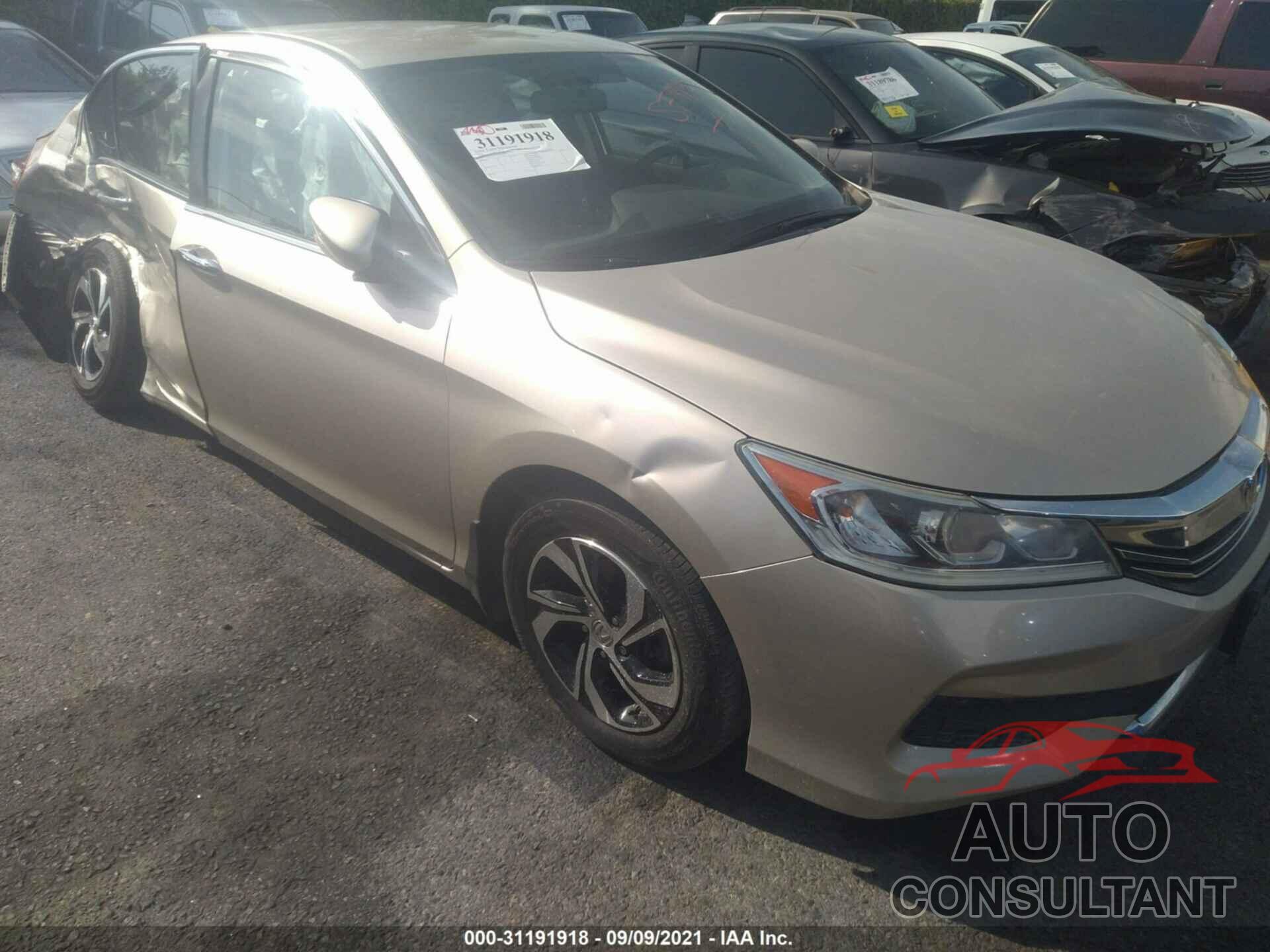HONDA ACCORD SEDAN 2016 - 1HGCR2F37GA207572