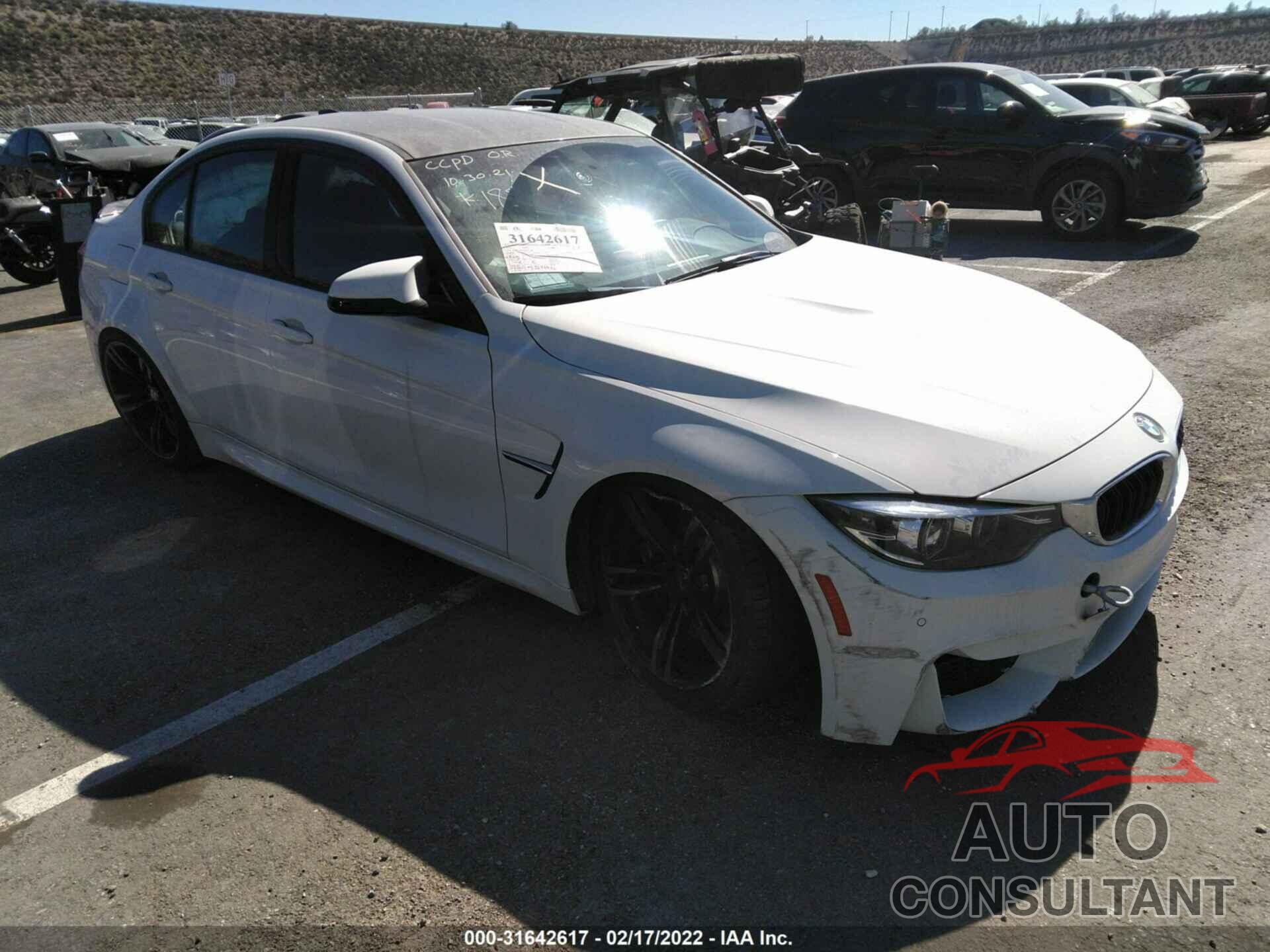 BMW M3 2018 - WBS8M9C55J5L01184