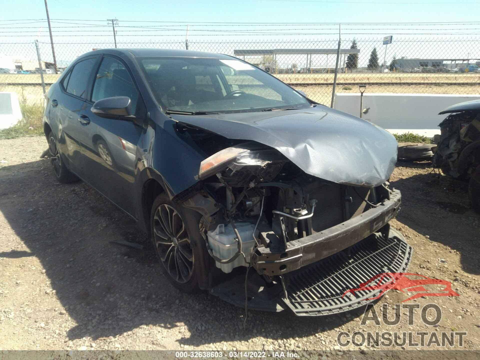 TOYOTA COROLLA 2016 - 5YFBURHE5GP369938