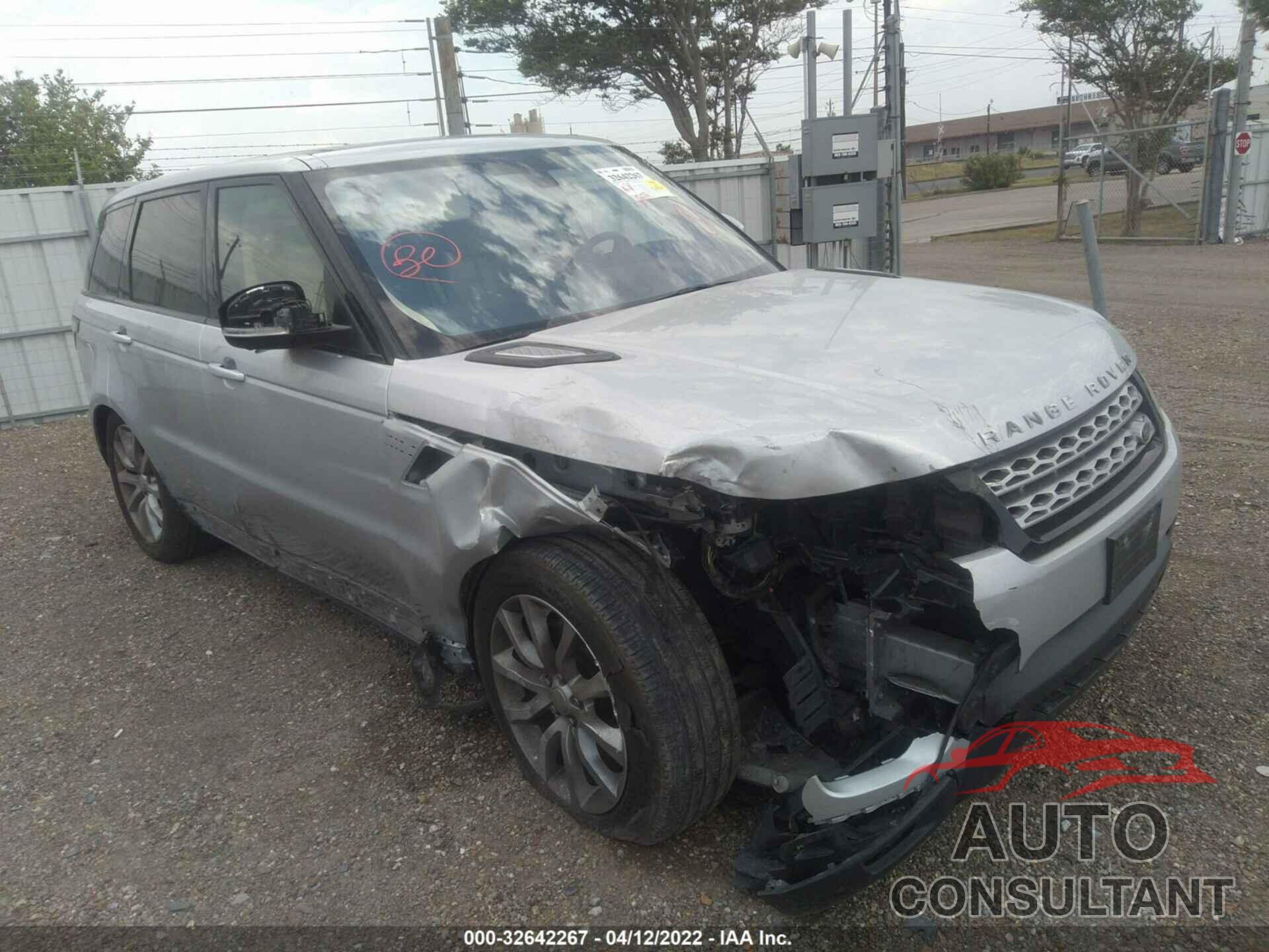 LAND ROVER RANGE ROVER SPORT 2016 - SALWR2KFXGA654286