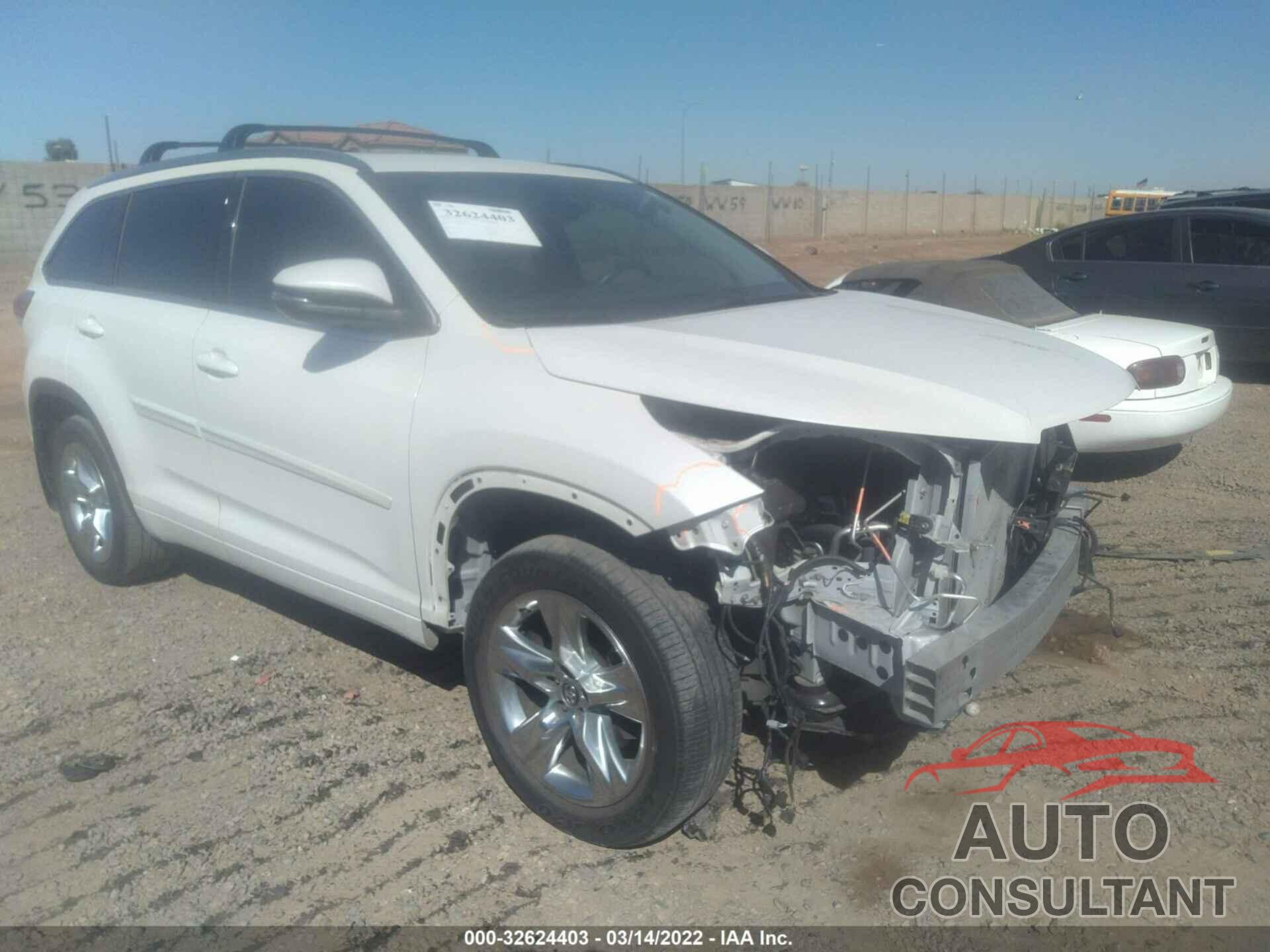 TOYOTA HIGHLANDER 2019 - 5TDDZRFH5KS979197