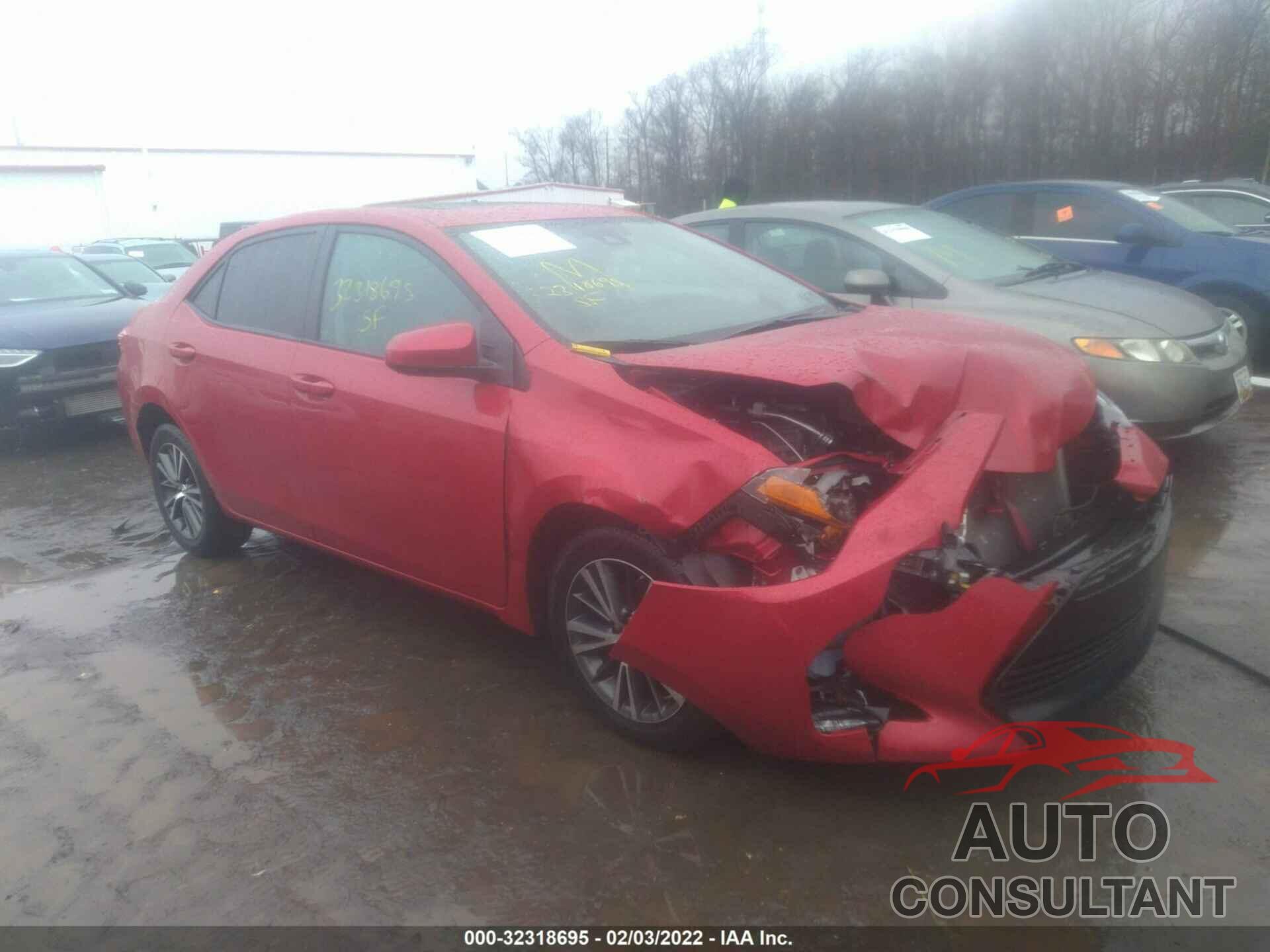 TOYOTA COROLLA 2018 - 2T1BURHE6JC997241