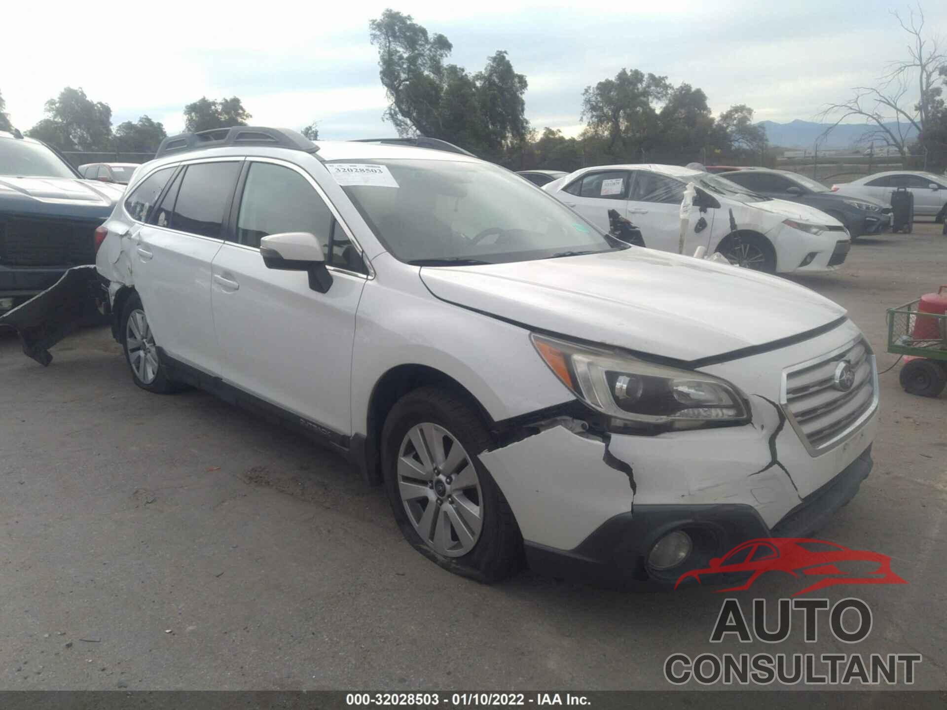 SUBARU OUTBACK 2016 - 4S4BSAFC6G3224775