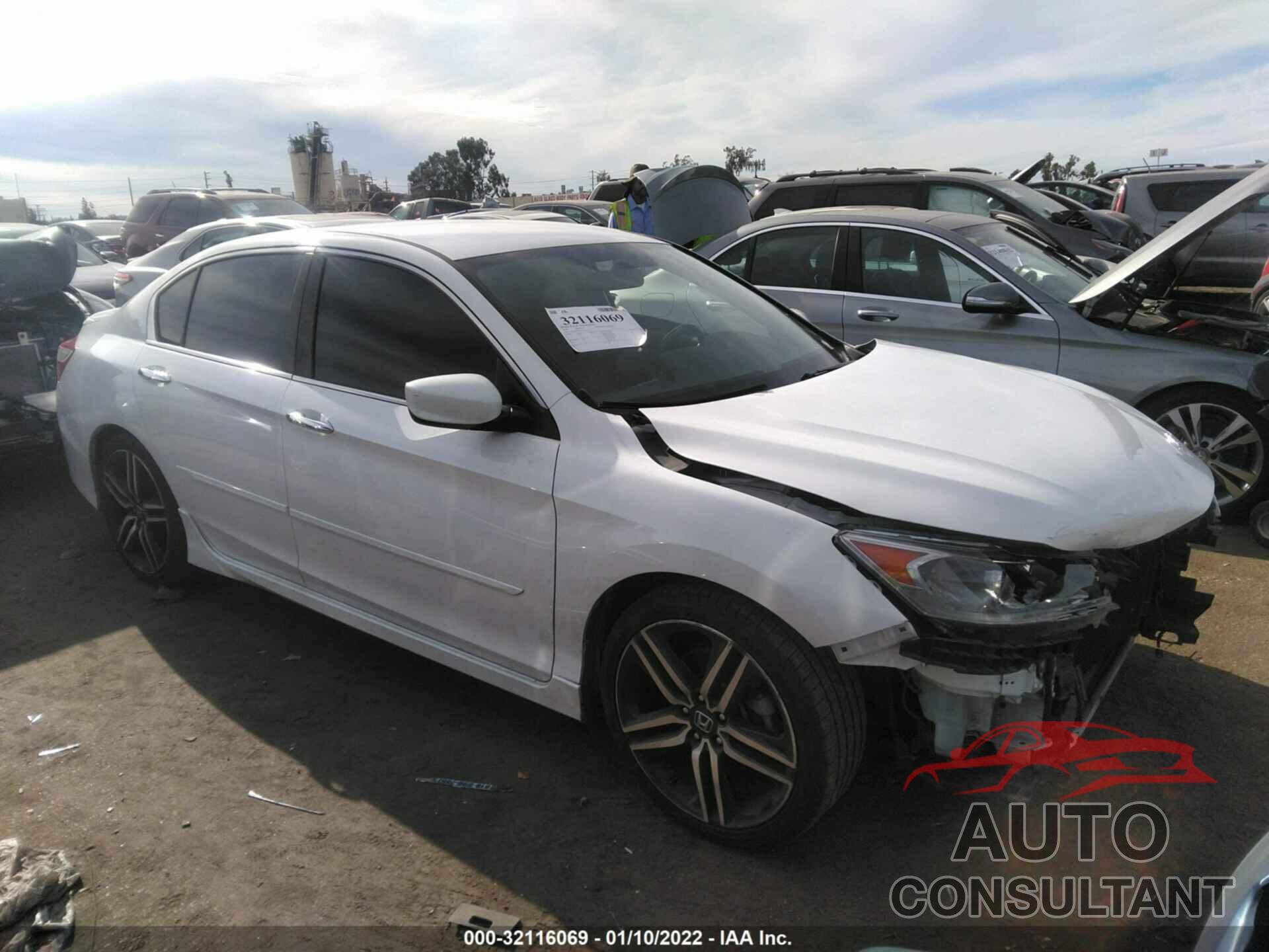 HONDA ACCORD SEDAN 2016 - 1HGCR2F50GA129055