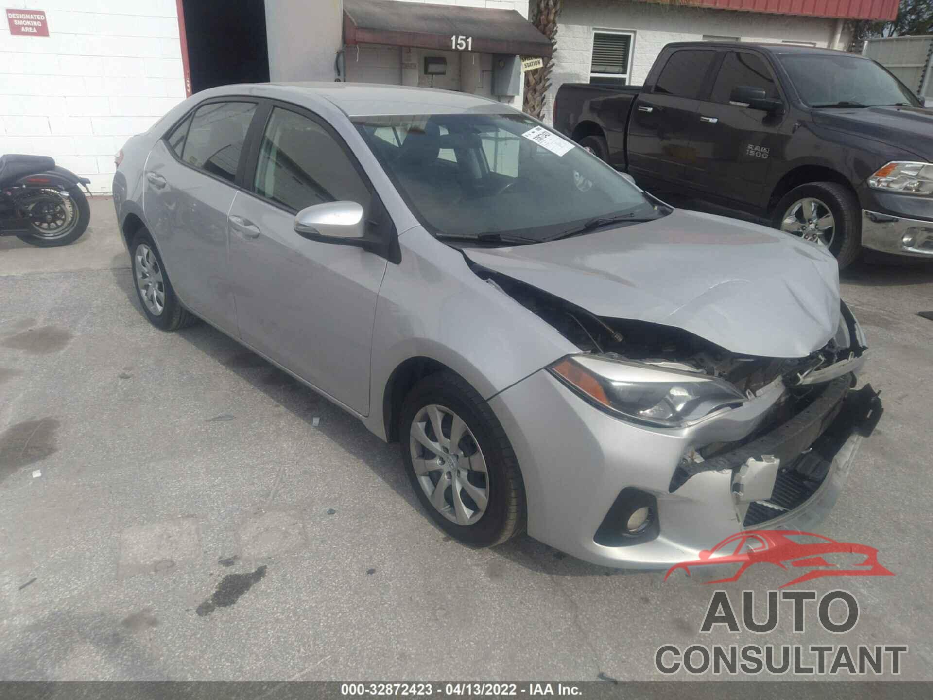 TOYOTA COROLLA 2016 - 5YFBURHE3GP456592
