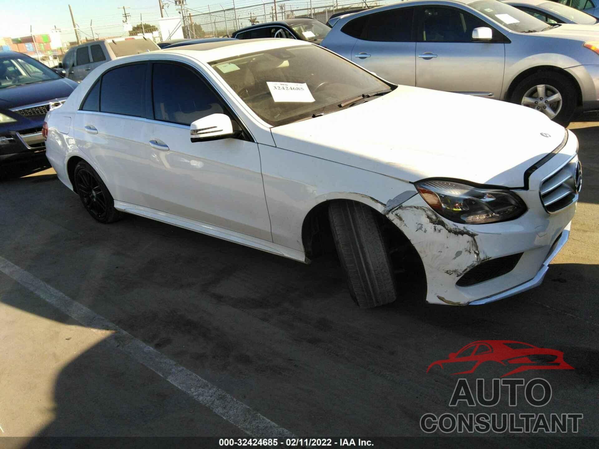 MERCEDES-BENZ E-CLASS 2016 - WDDHF5KB6GB243474