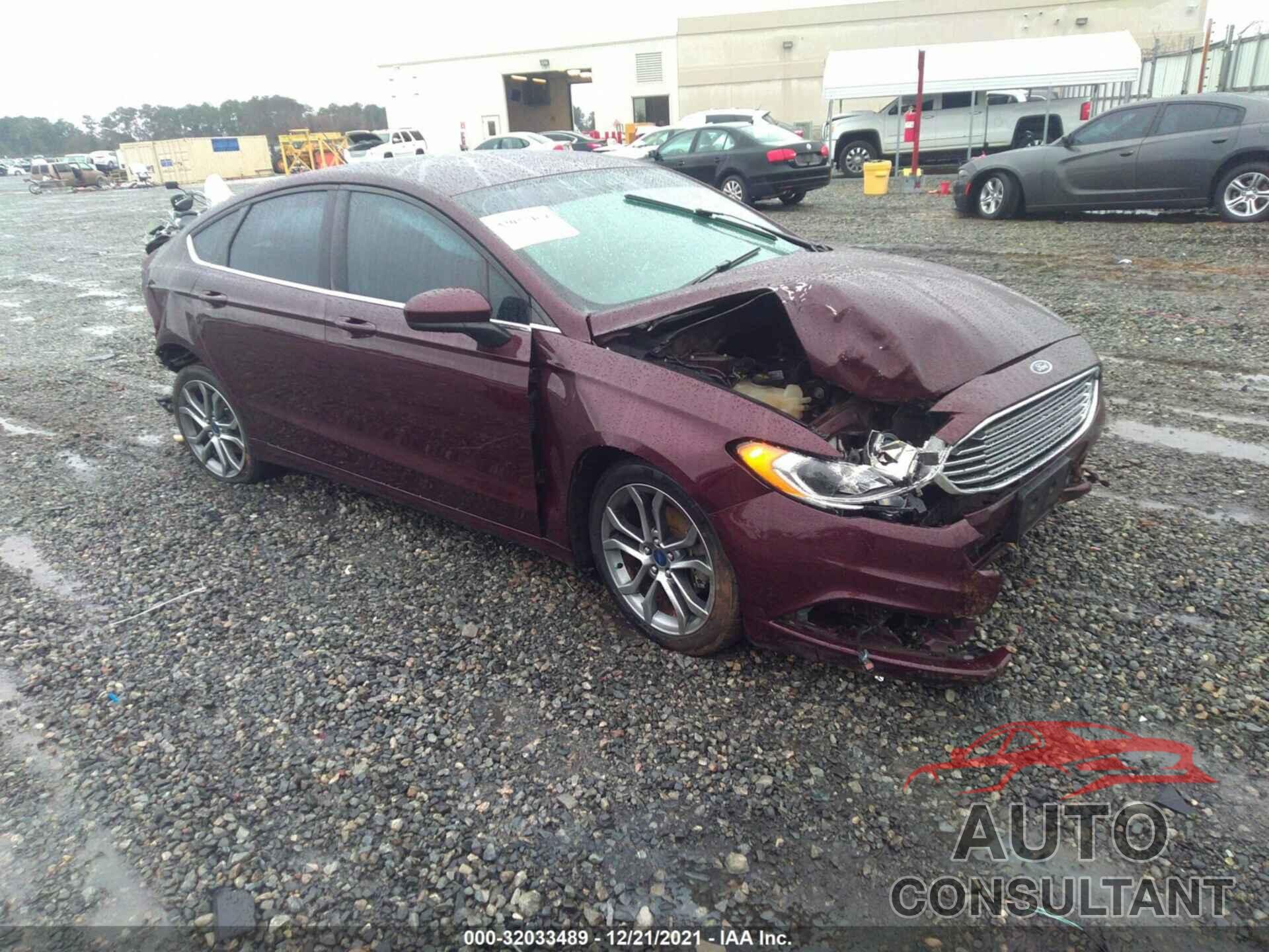 FORD FUSION 2017 - 3FA6P0G78HR391912