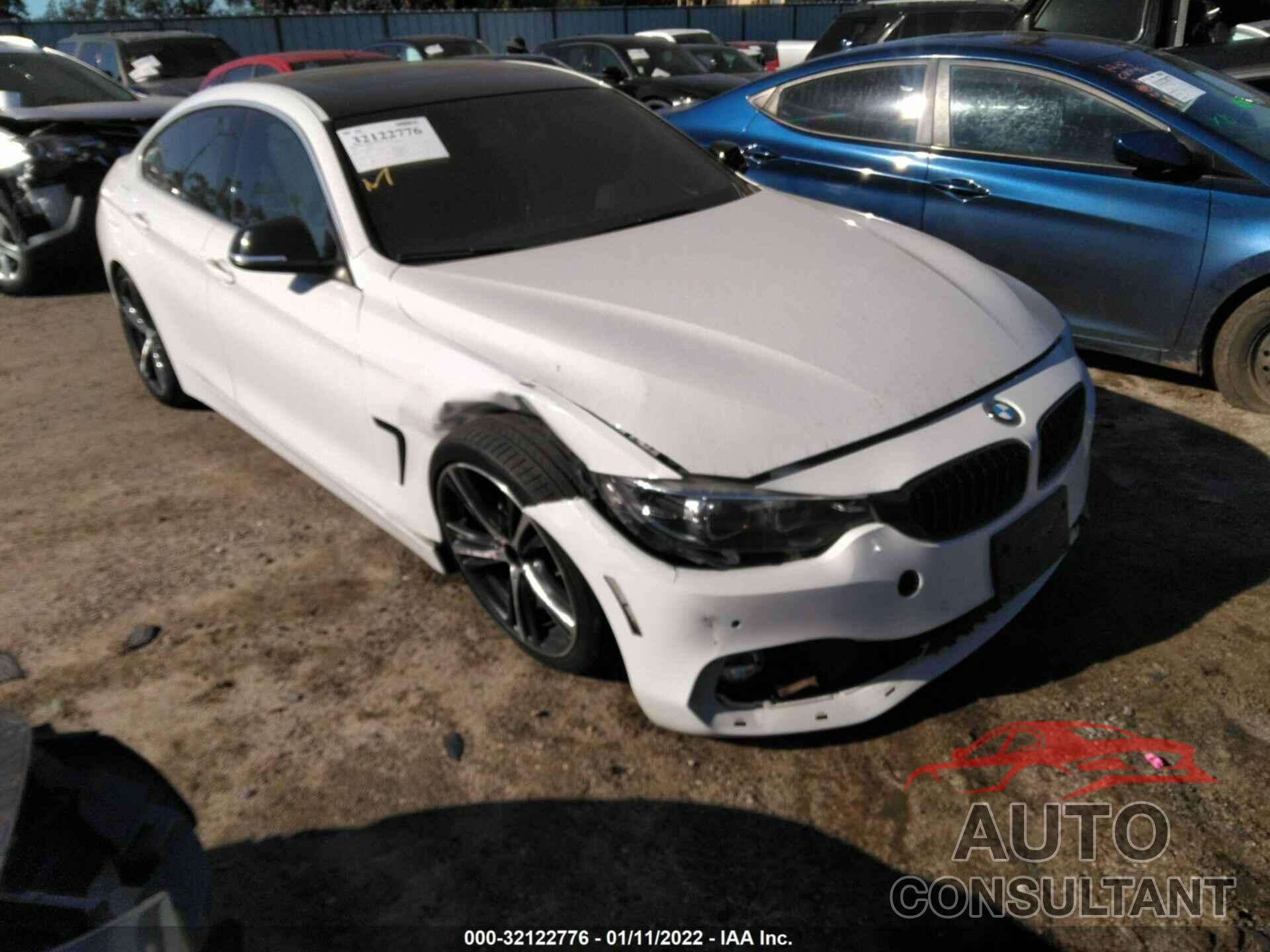 BMW 4 SERIES 2019 - WBA4J1C54KBM12311