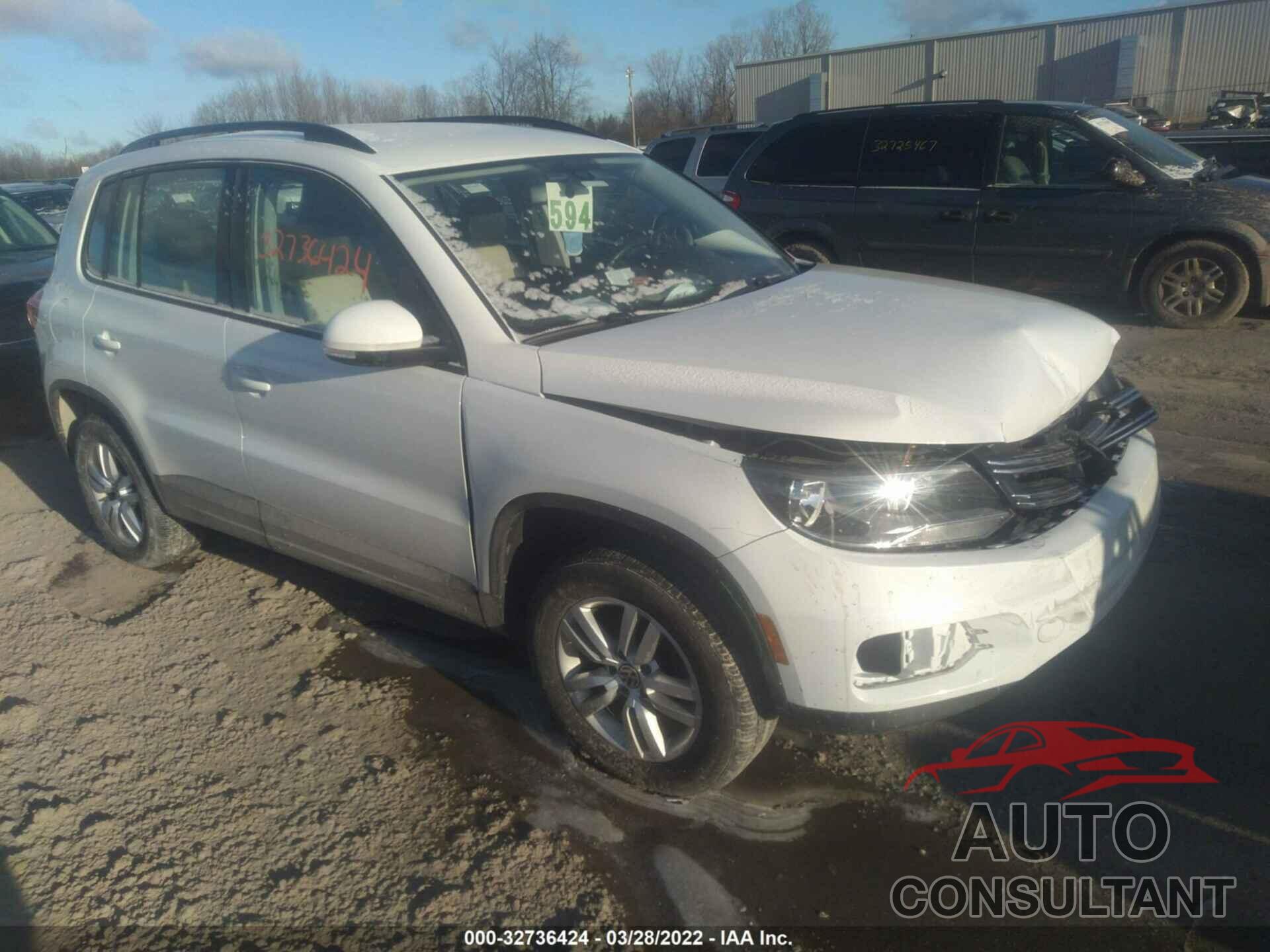 VOLKSWAGEN TIGUAN 2017 - WVGAV7AX6HK001823