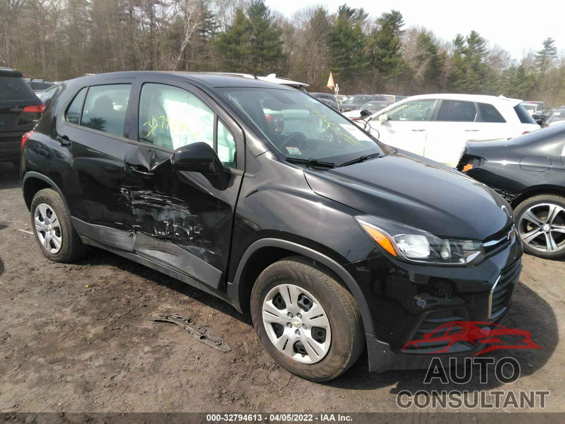 CHEVROLET TRAX 2018 - 3GNCJKSB5JL197957