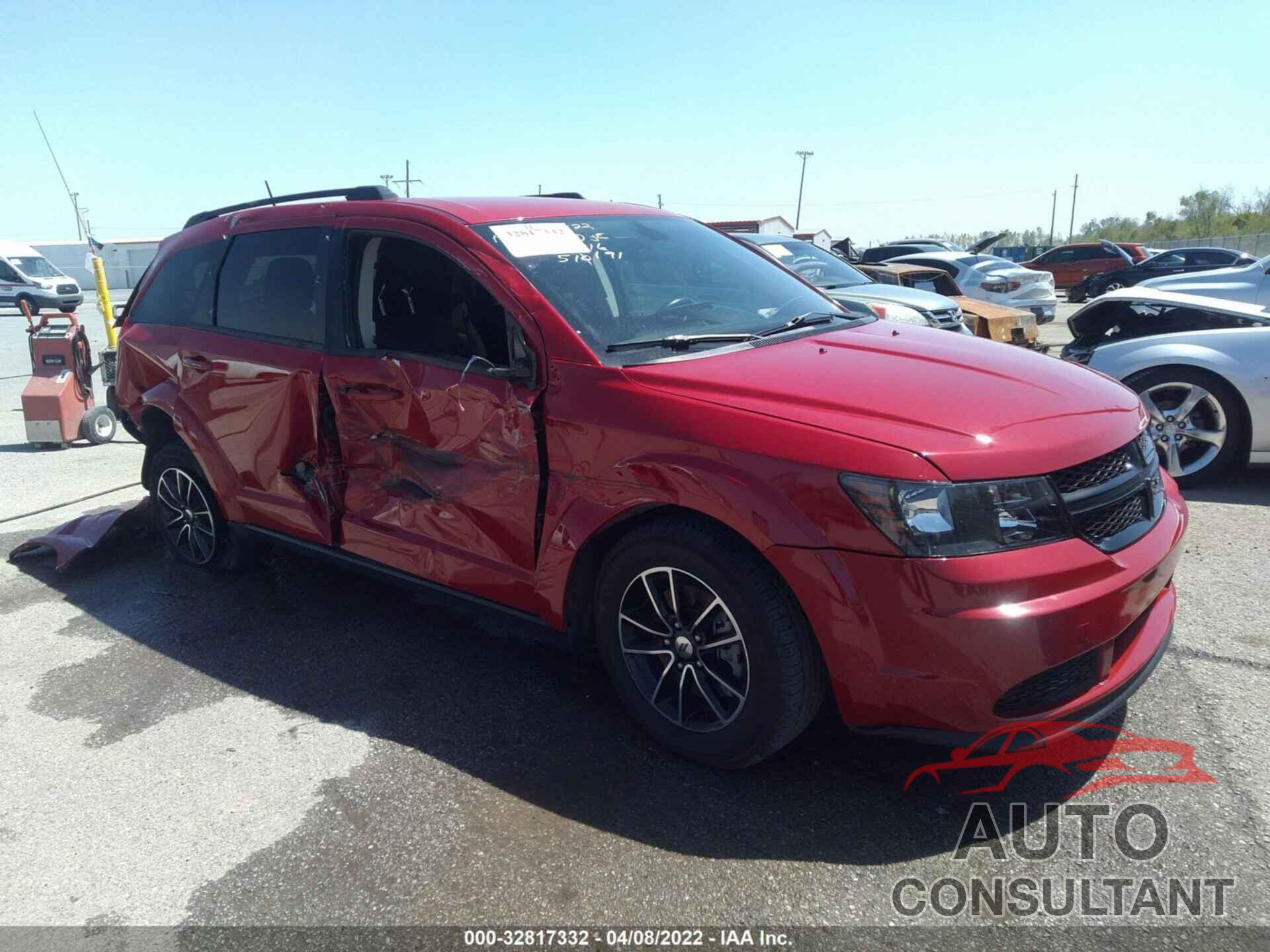 DODGE JOURNEY 2018 - 3C4PDCAB5JT510191