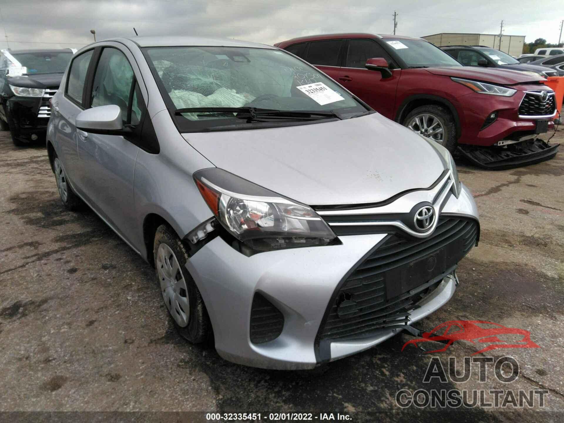 TOYOTA YARIS 2017 - VNKKTUD35HA080615
