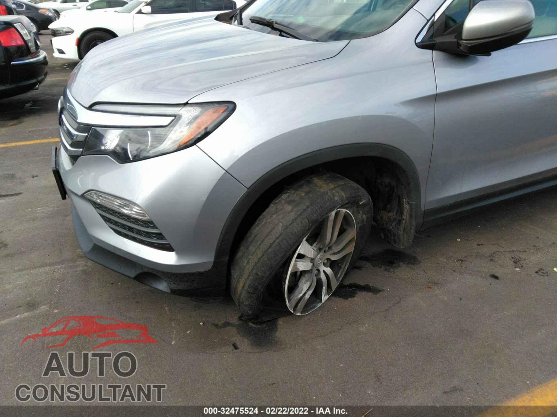 HONDA PILOT 2017 - 5FNYF5H38HB043009
