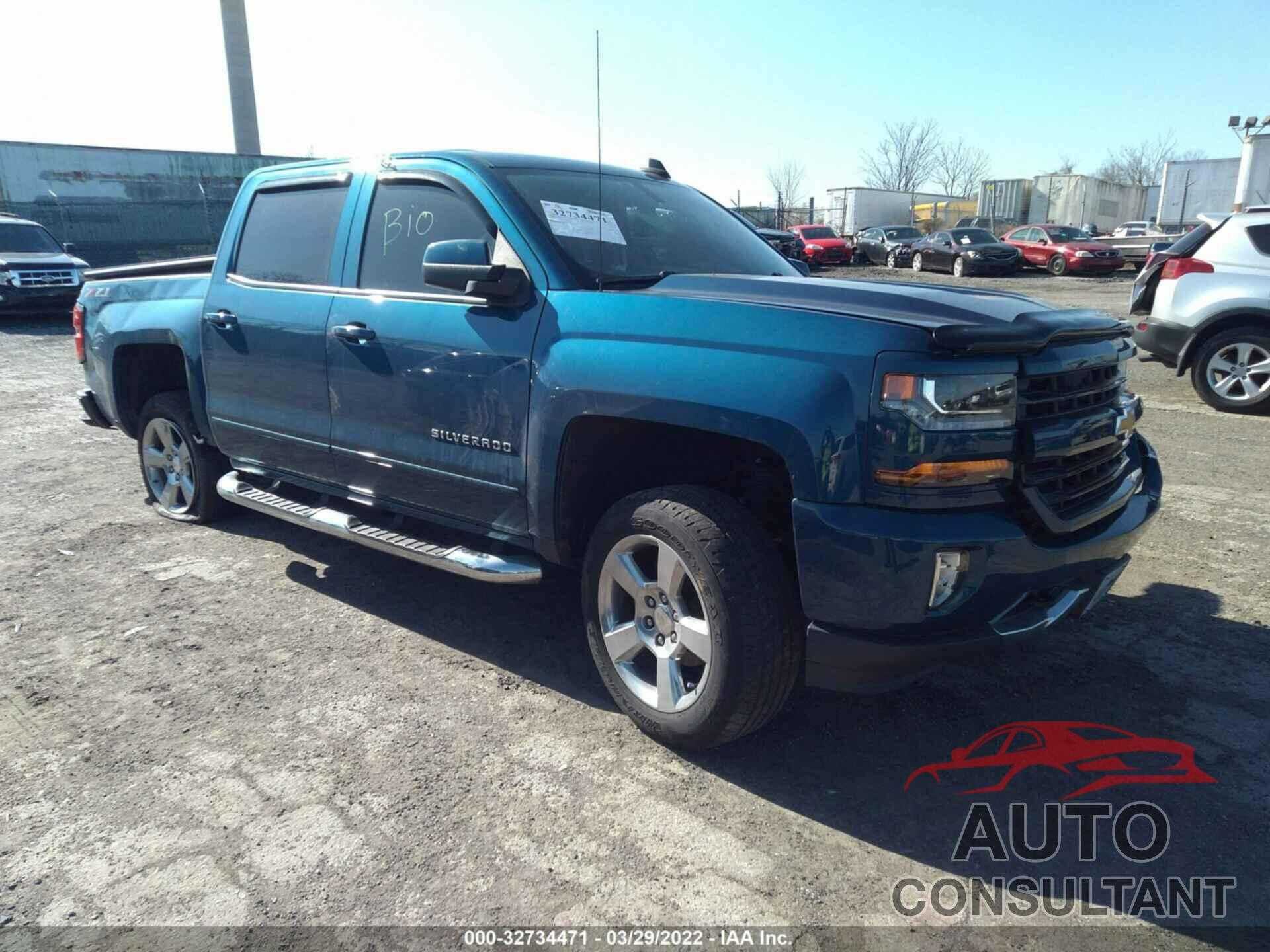 CHEVROLET SILVERADO 1500 2018 - 3GCUKREC0JG464177